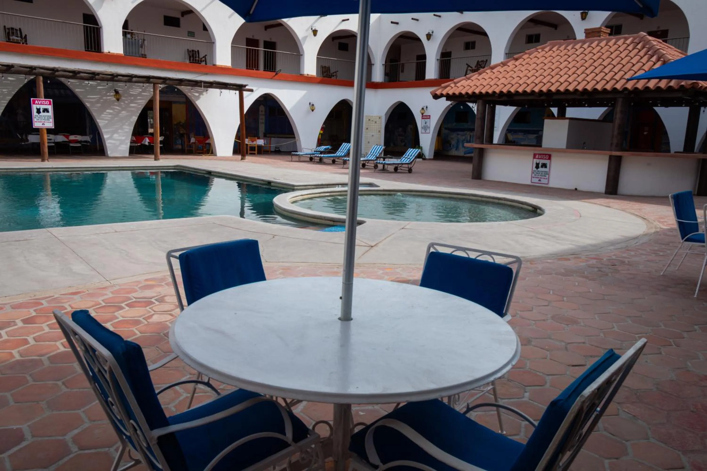Property building in Hotel Hacienda Bugambilias La Paz
