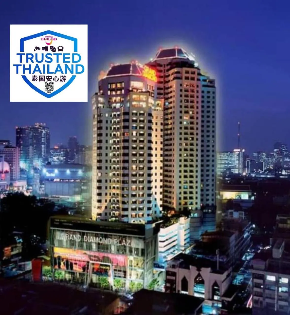 Property building in Grand Diamond Suites Hotel