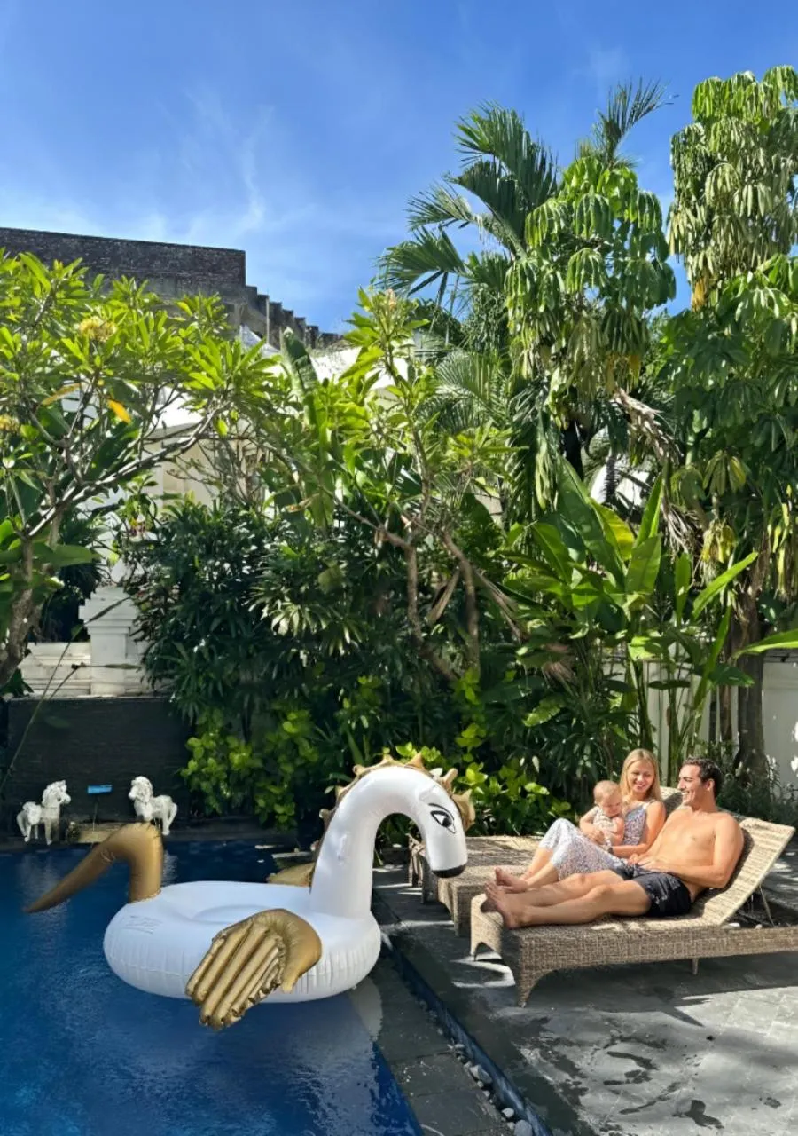 Pool view in Awila Villas Kuta by The Wina Resorts