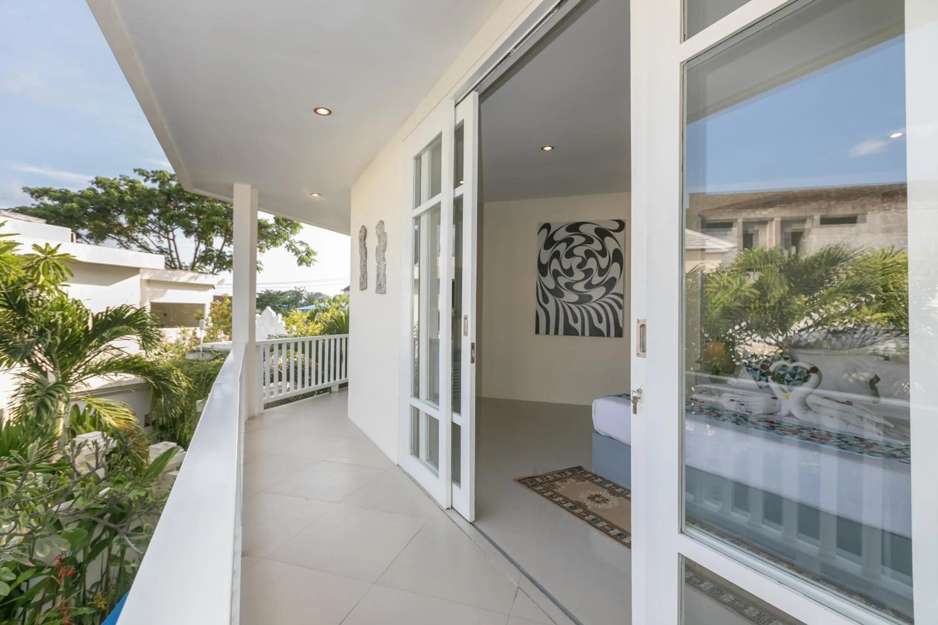 Balcony/Terrace in Awila Villas Kuta by The Wina Resorts