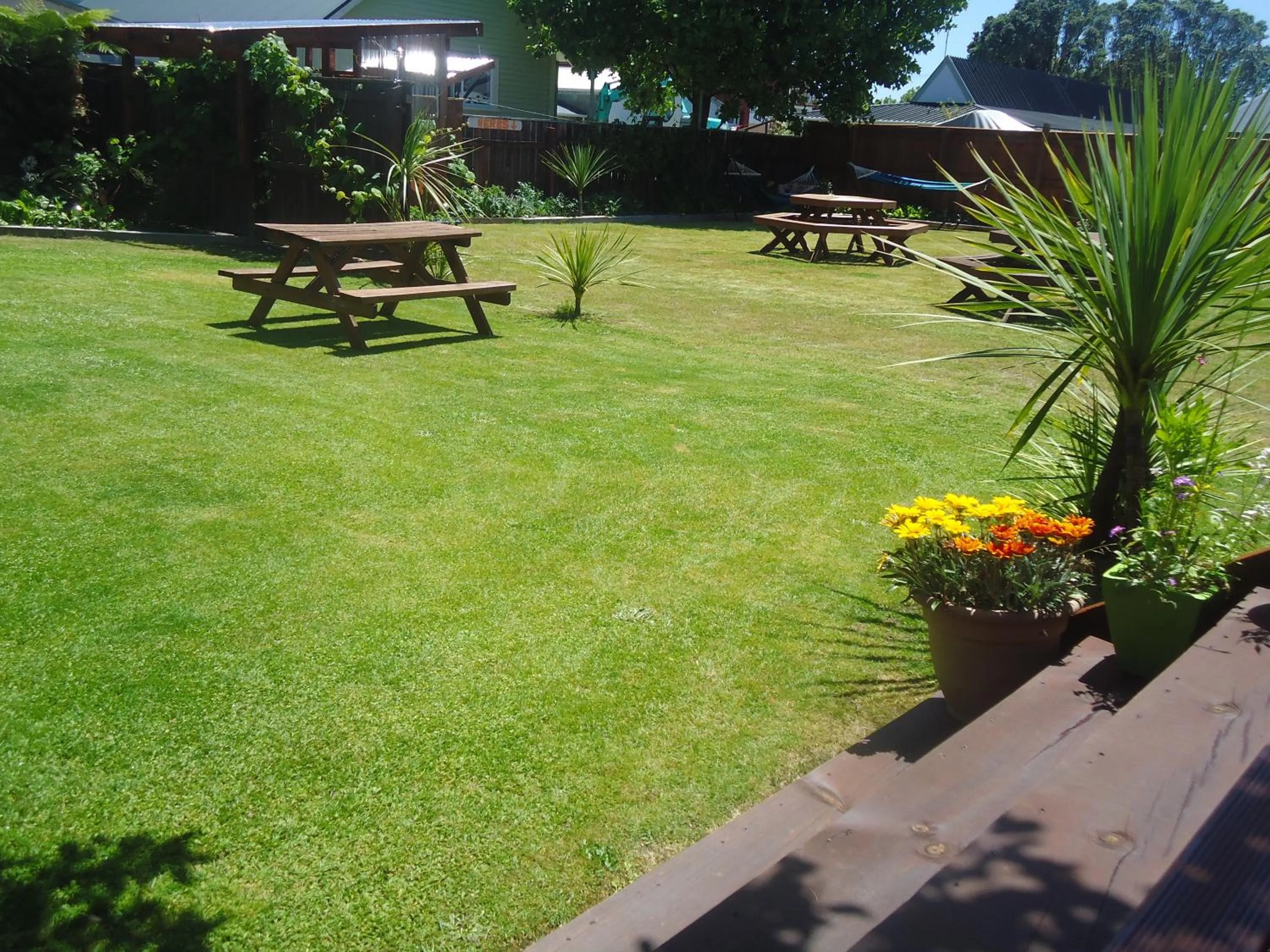 Garden in Tripinn Motel & Share Accommodation