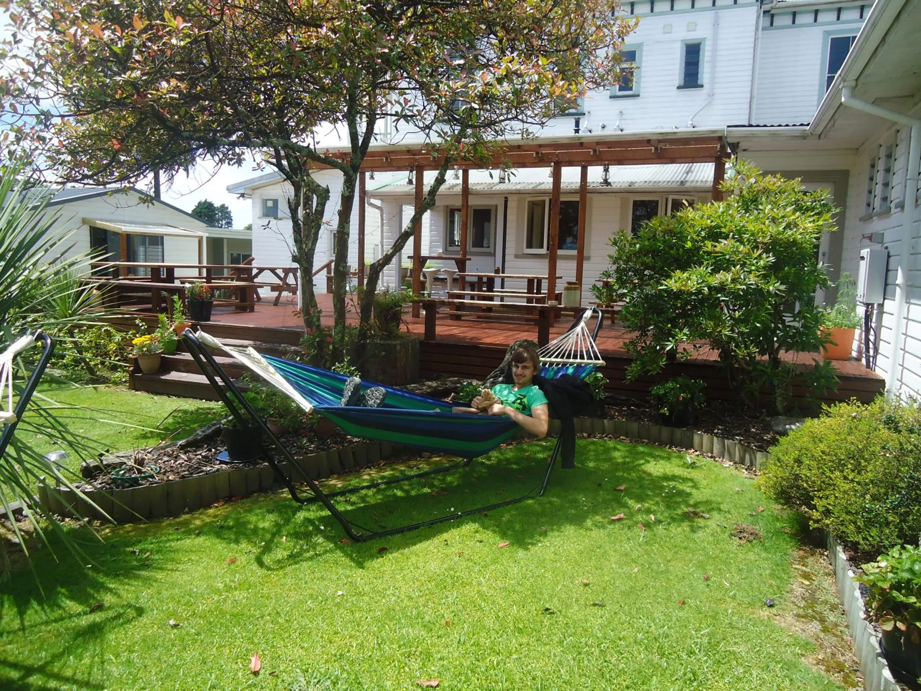 Garden in Tripinn Motel & Share Accommodation