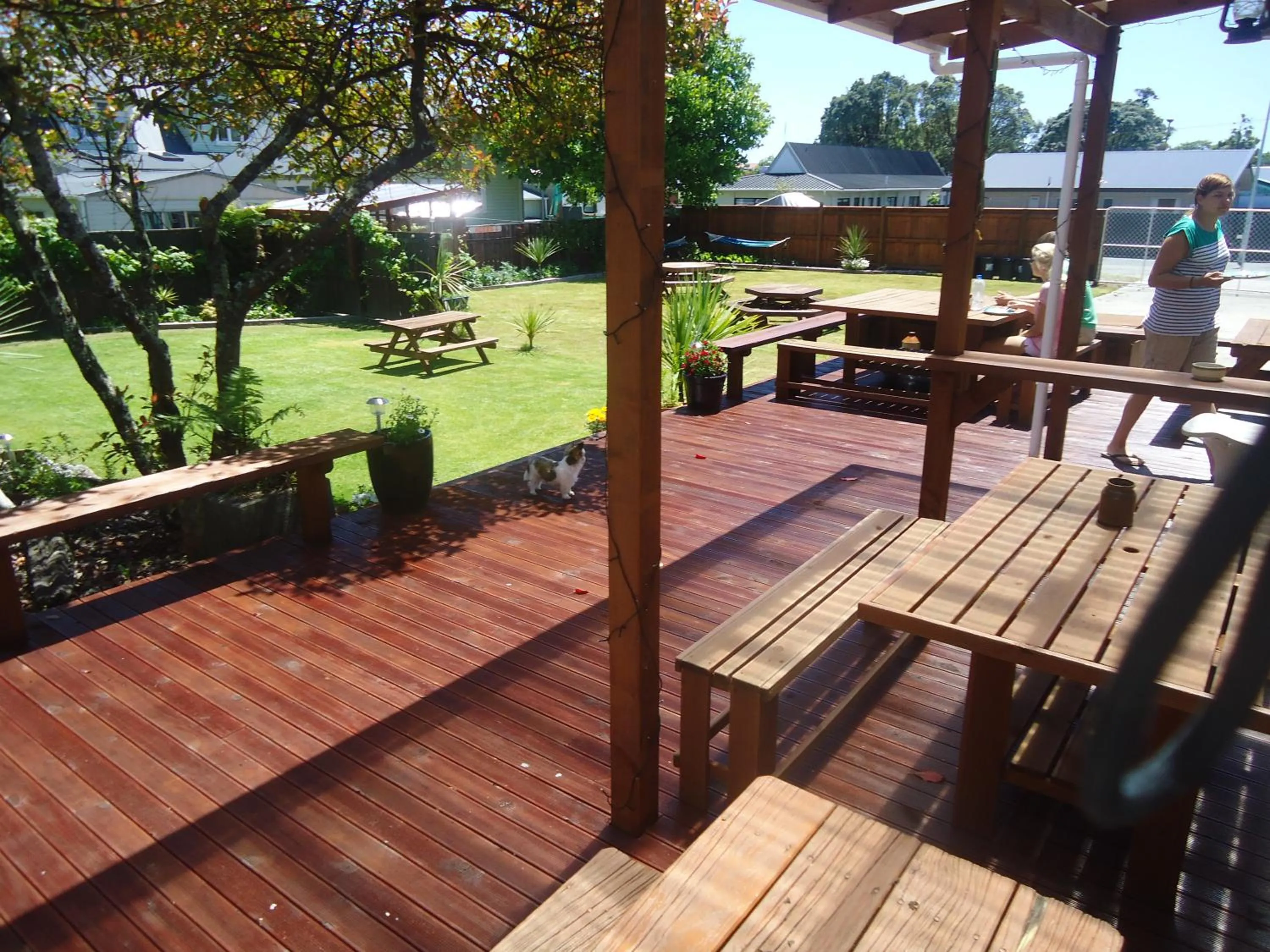 Garden in Tripinn Motel & Share Accommodation