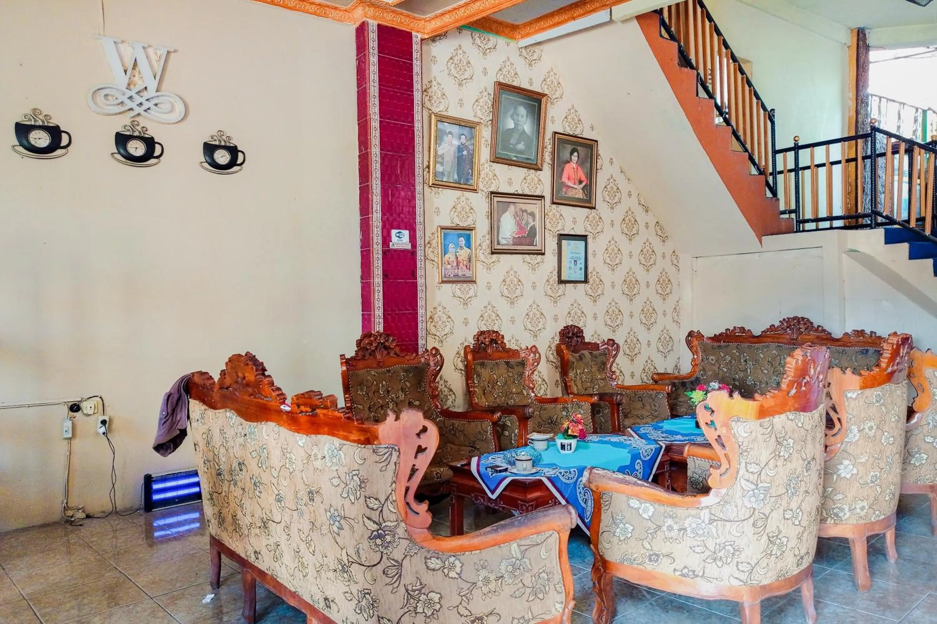 Seating area in Urbanview at Wedika Hotel Bengkulu