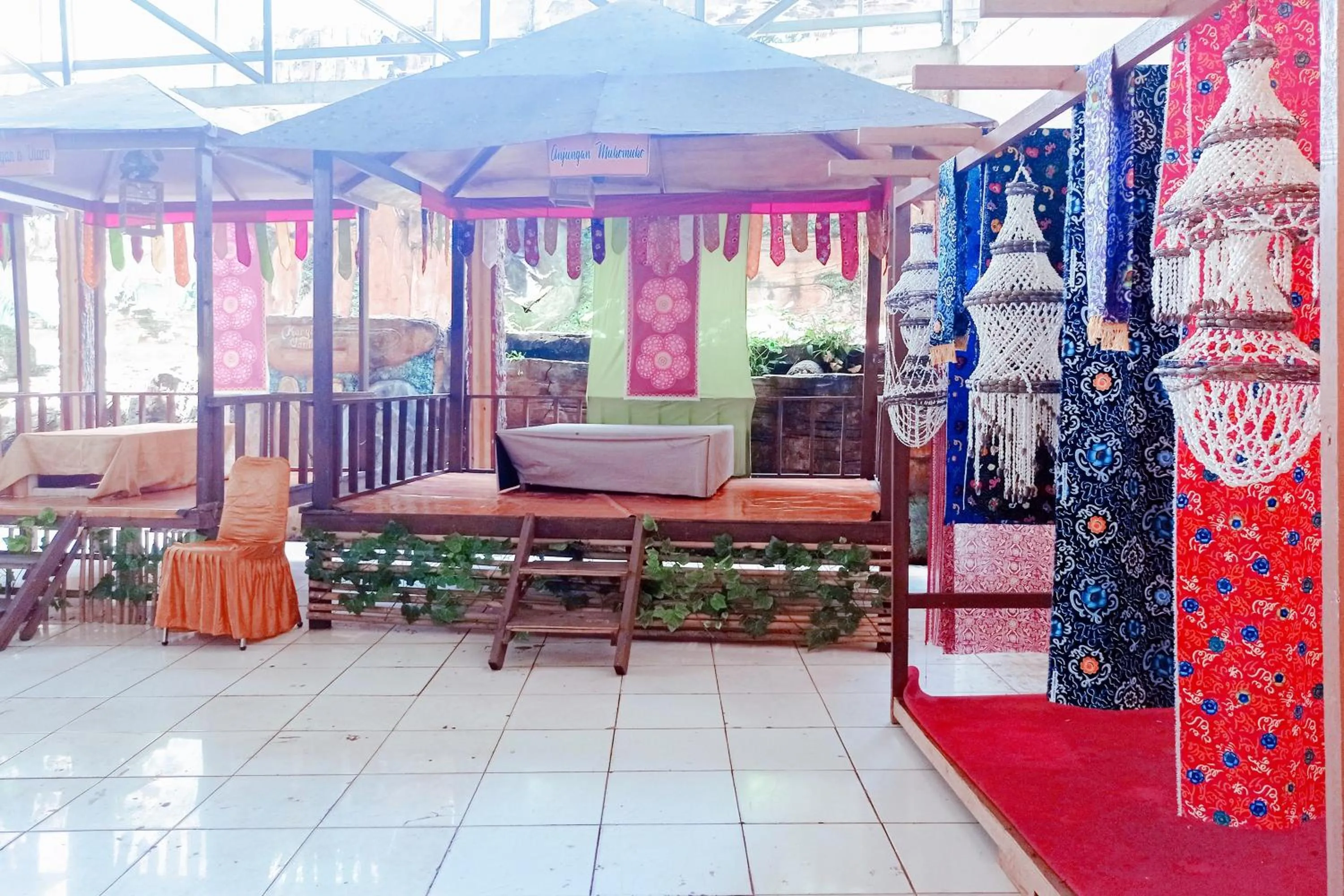 Seating area in Urbanview at Wedika Hotel Bengkulu