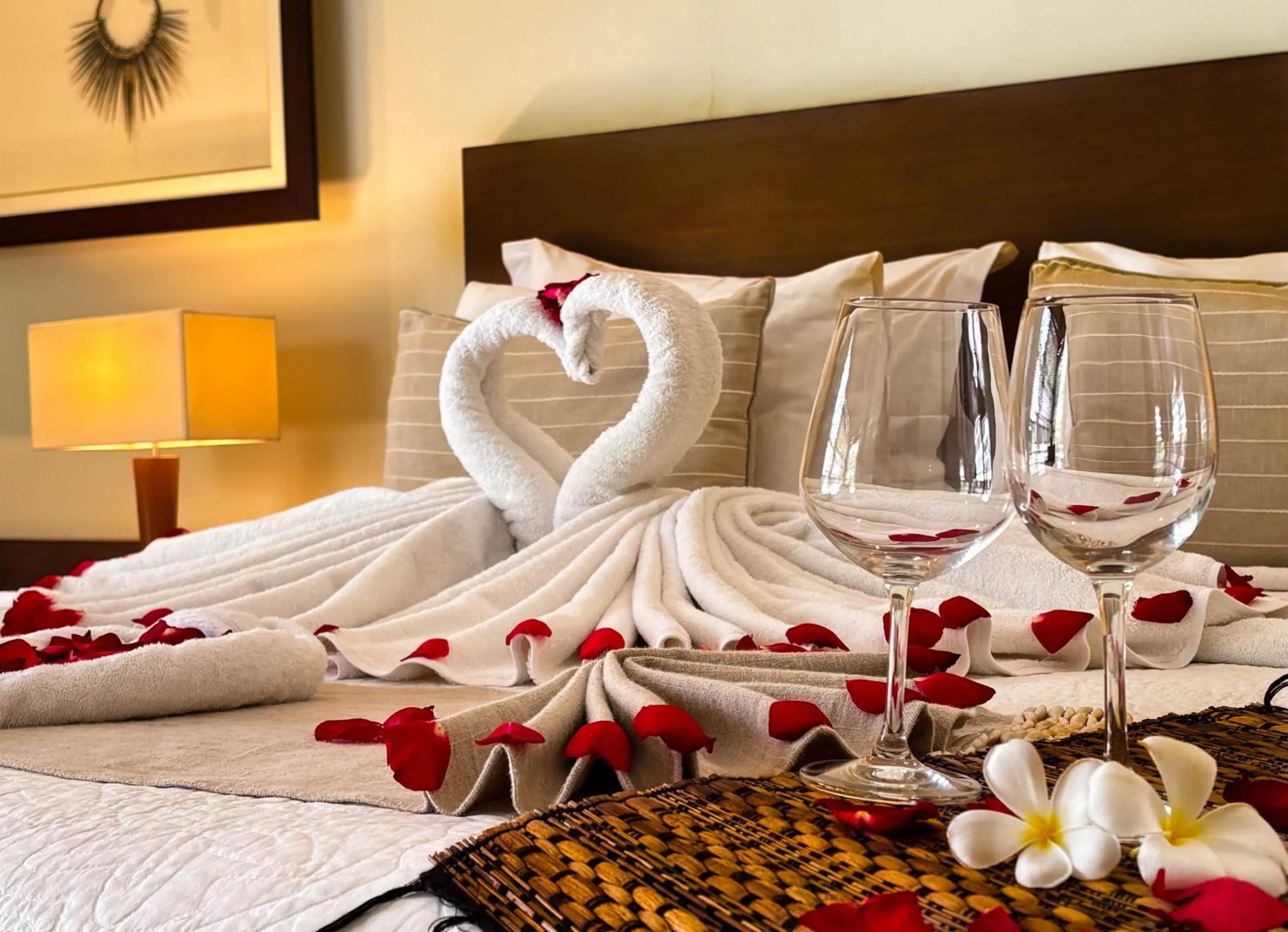 Decorative detail, Bed in Nyaman Villas Seminyak