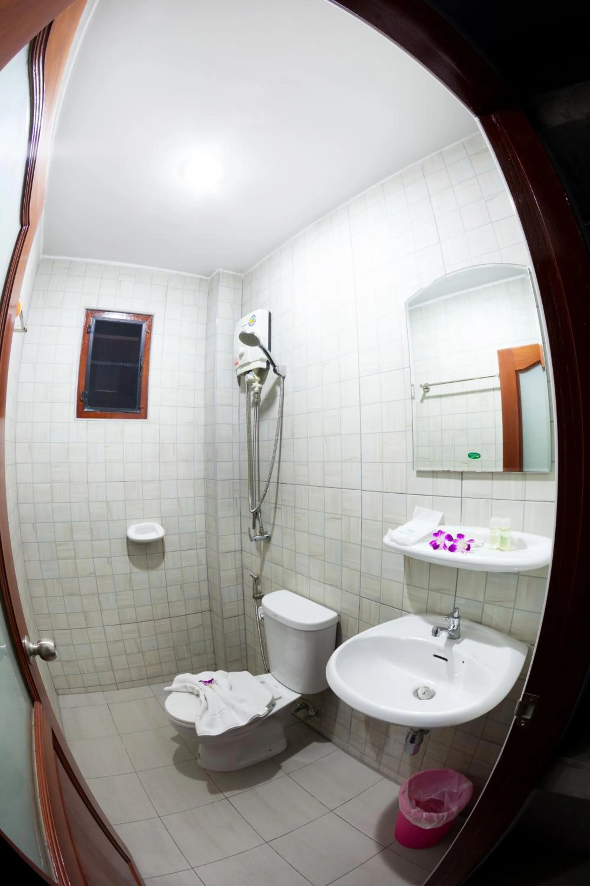 Toilet in Freedom Hotel