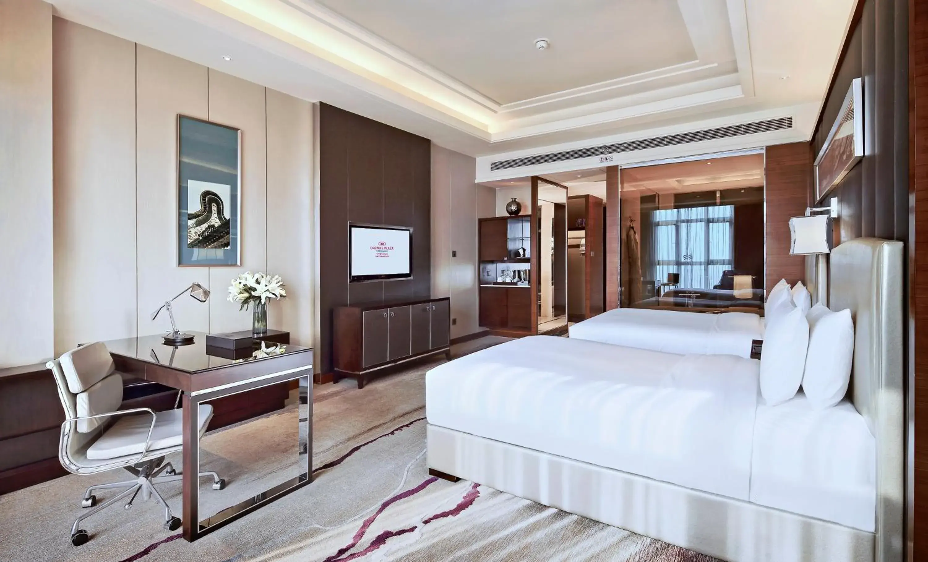 Standard Double Room with Two Double Beds in Crowne Plaza Tianjin Jinnan by IHG Standard Double Room with Two Double Beds in Crowne Plaza Tianjin Jinnan by IHG