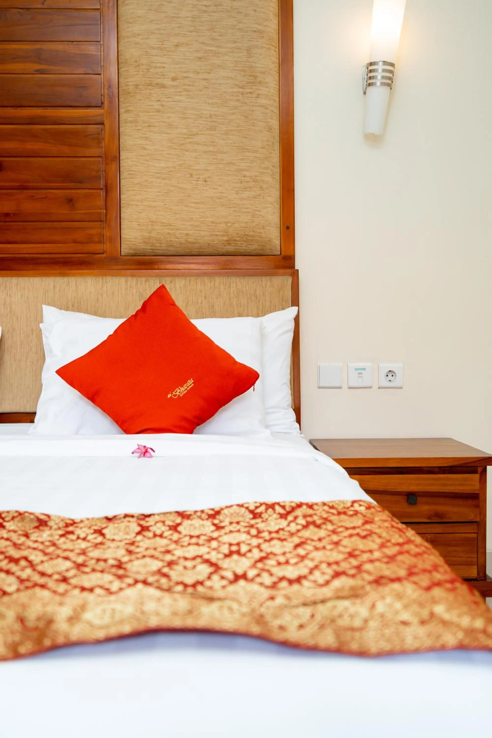 Bed in De' Bharata Bali Villas