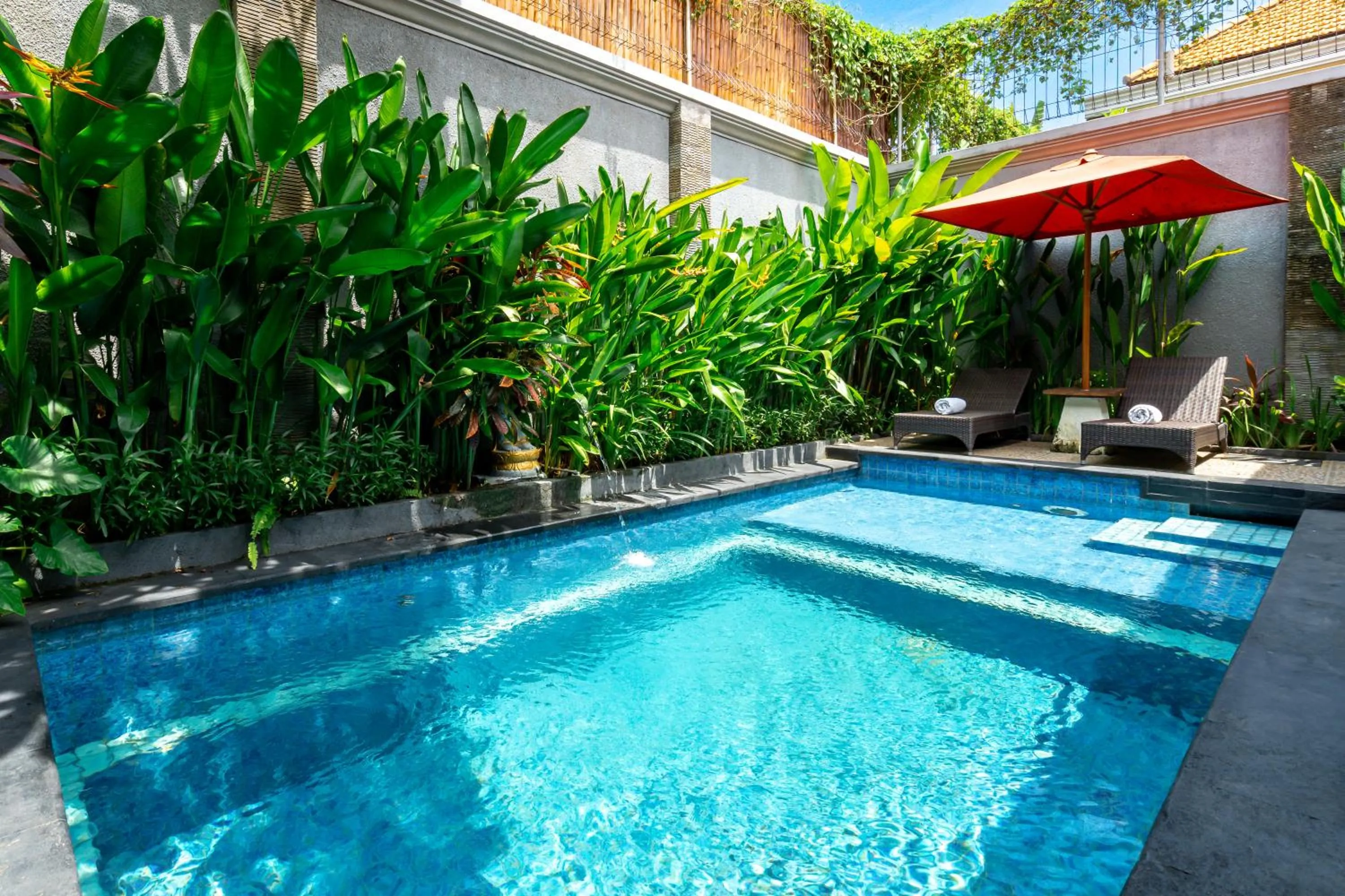 Swimming pool in De' Bharata Bali Villas
