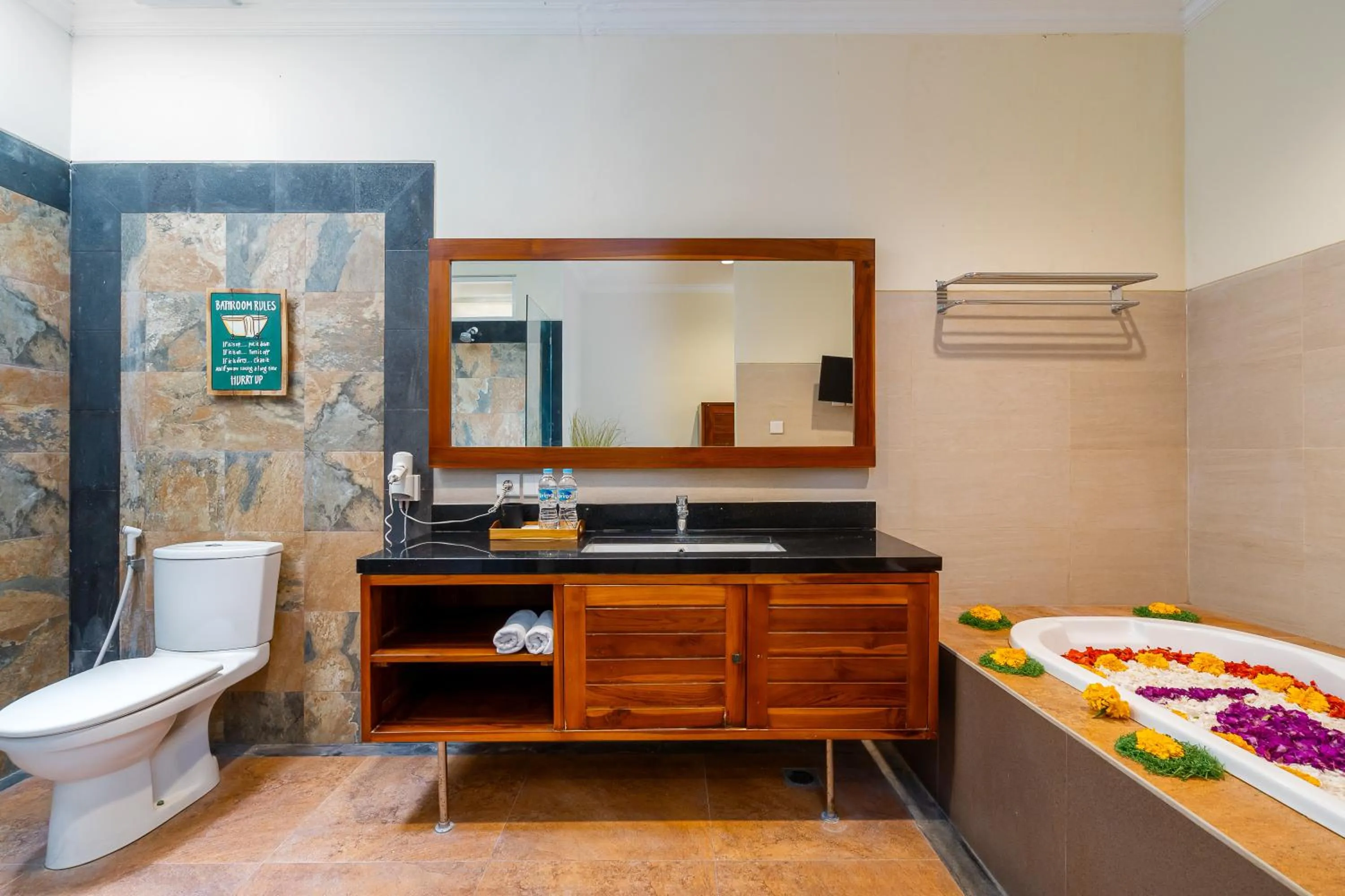 Bathroom in De' Bharata Bali Villas