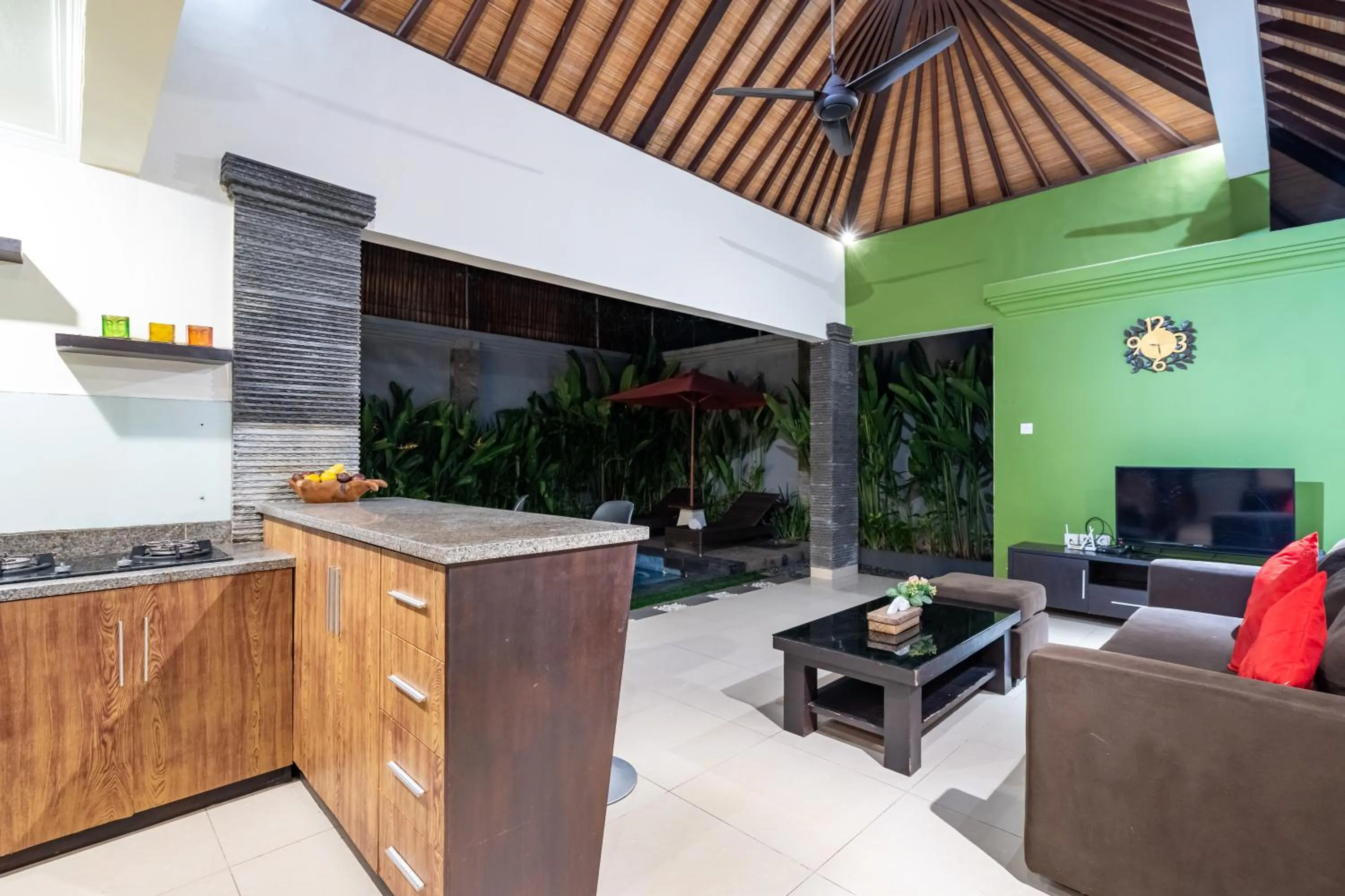 Living room in De' Bharata Bali Villas