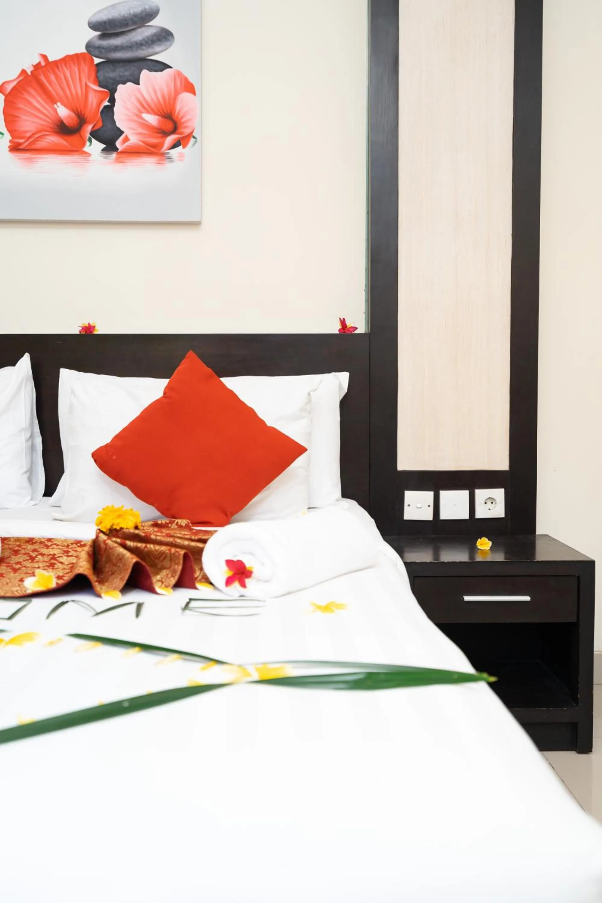 Bed in De' Bharata Bali Villas