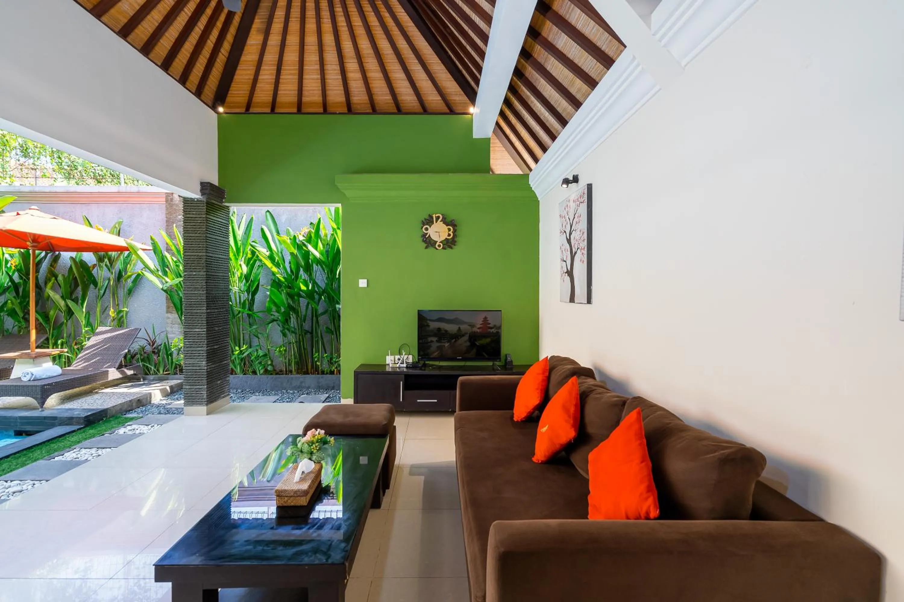 Living room in De' Bharata Bali Villas