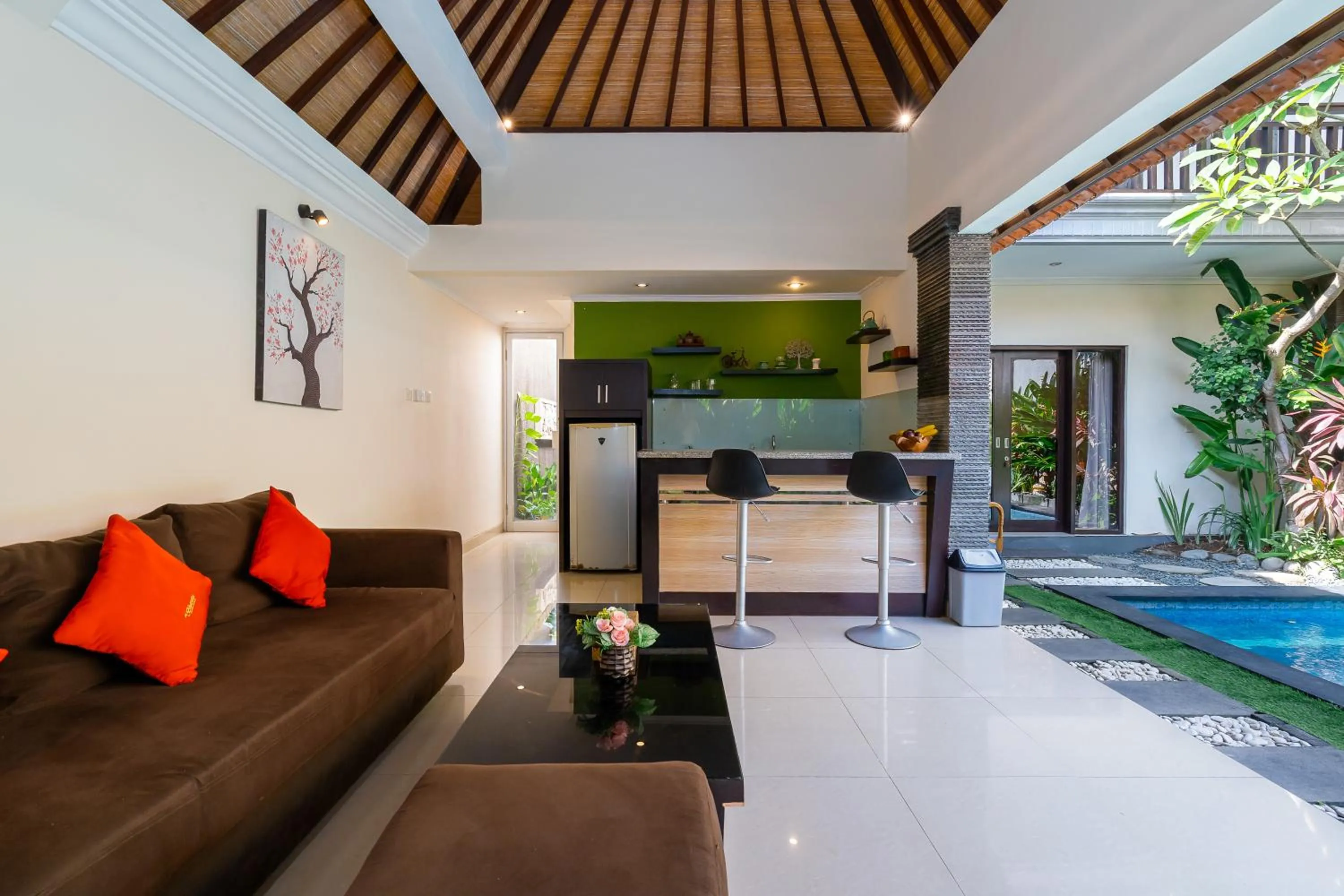 Living room in De' Bharata Bali Villas
