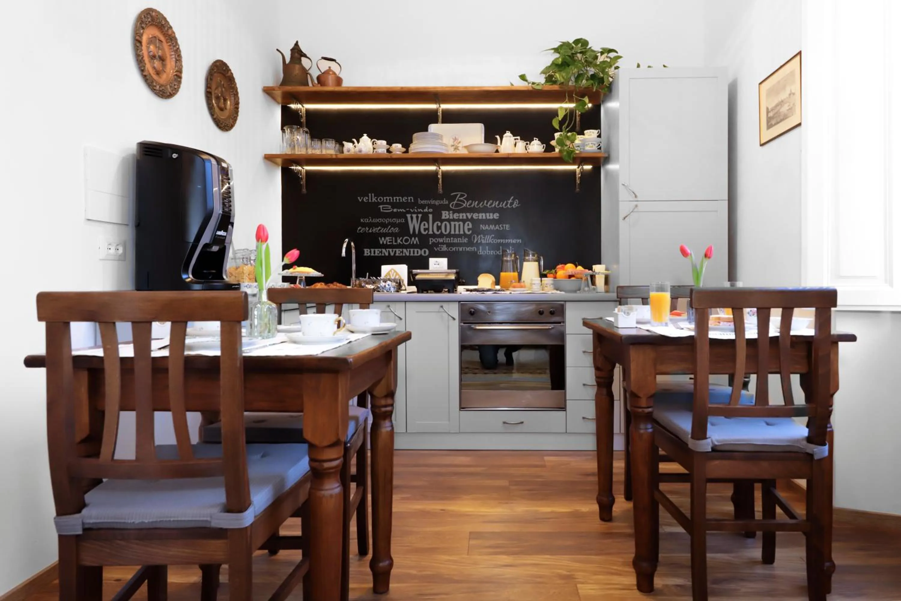 Kitchen or kitchenette in Residenza Cecchi B&B