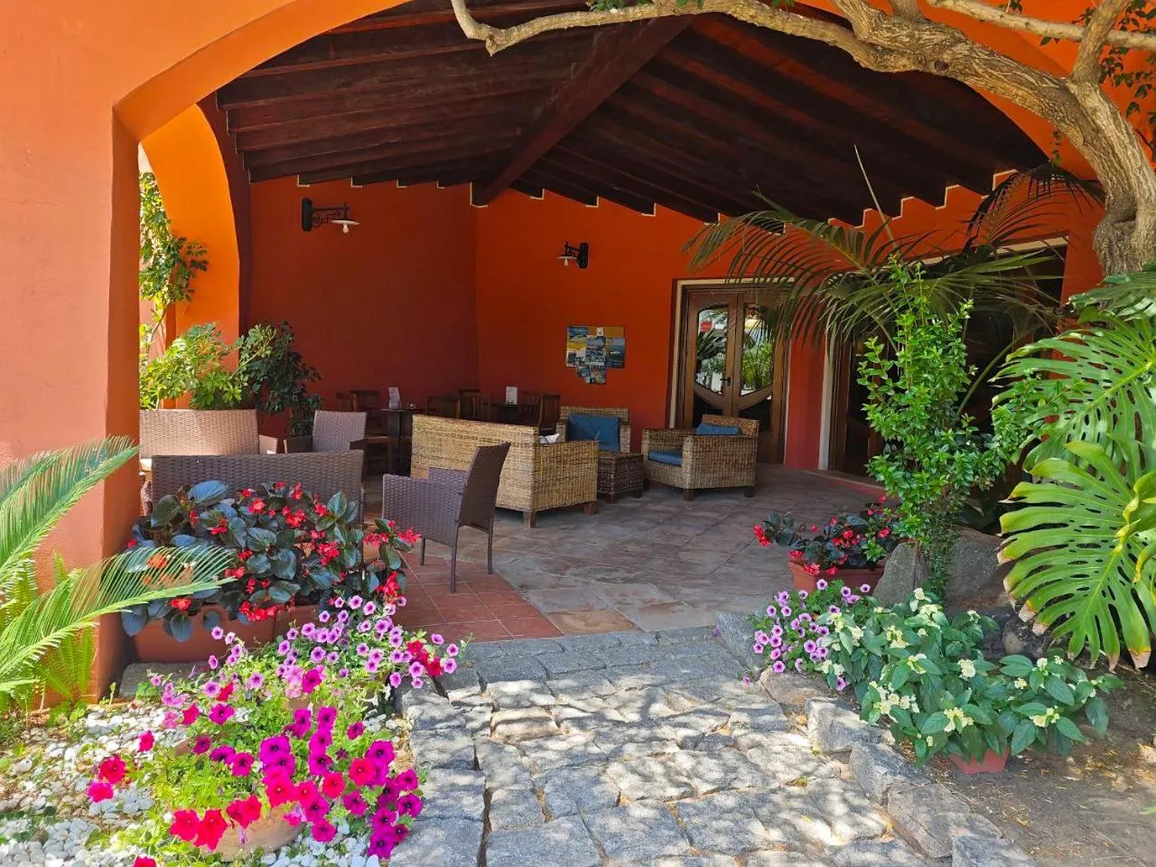 Patio in Hotel Il Vecchio Mulino