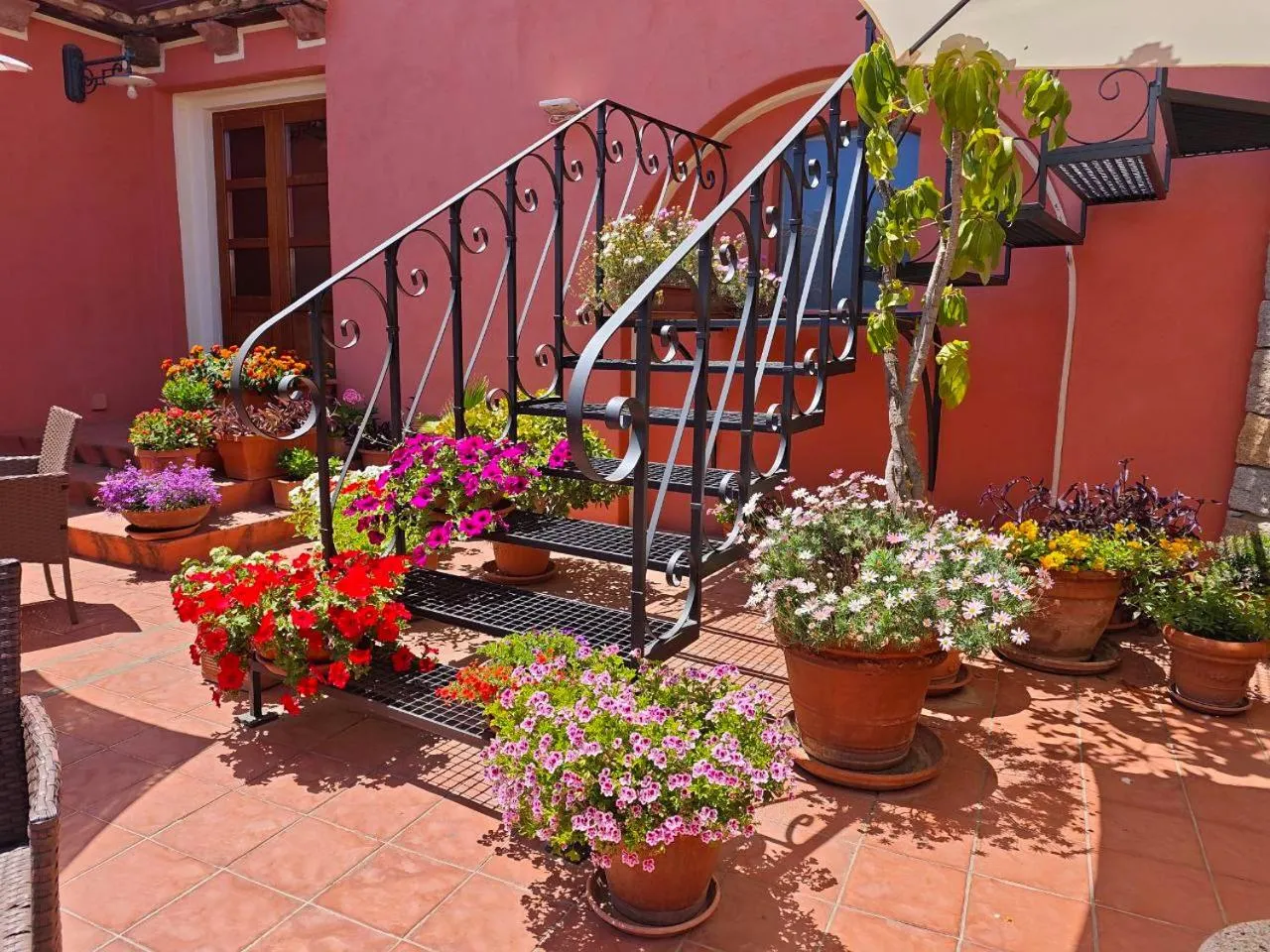 Balcony/Terrace in Hotel Il Vecchio Mulino