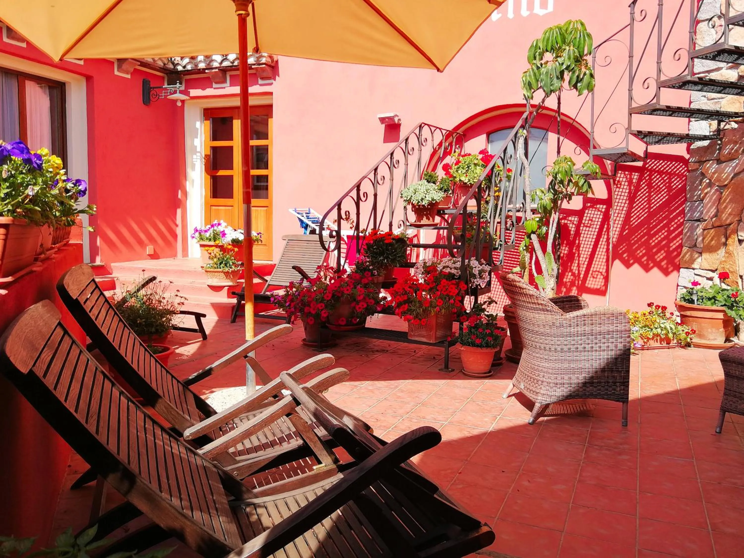 Balcony/Terrace in Hotel Il Vecchio Mulino