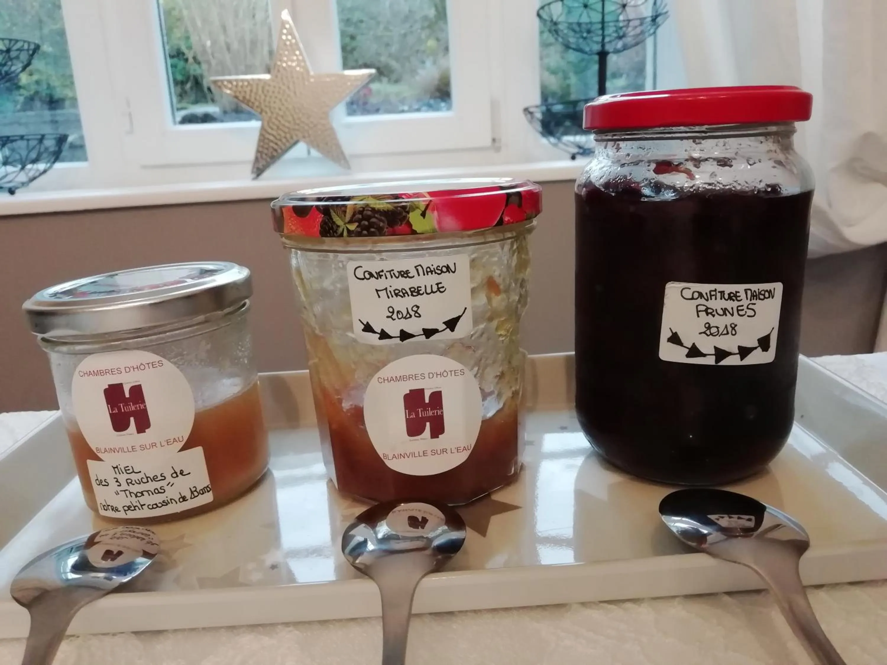 Food close-up in Chambres d'hôtes La Tuilerie