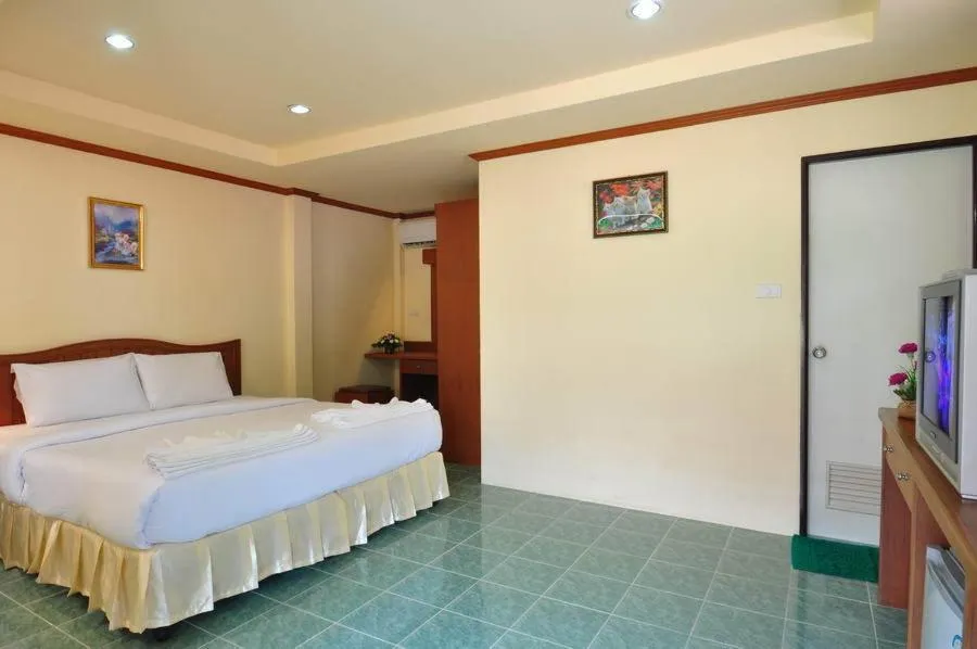 Bed in Island View Bungalows