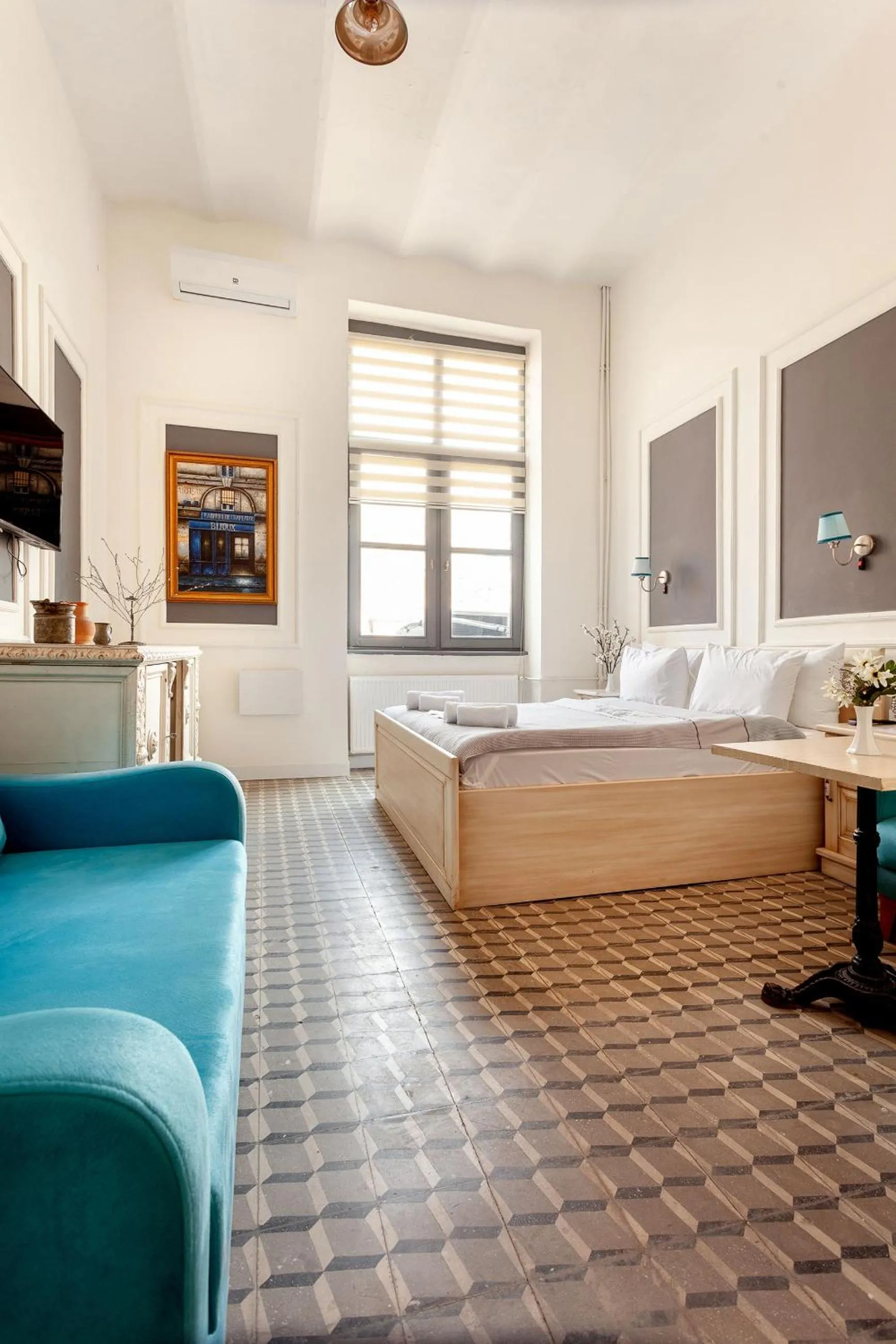 Bed in Cezayir Rooms