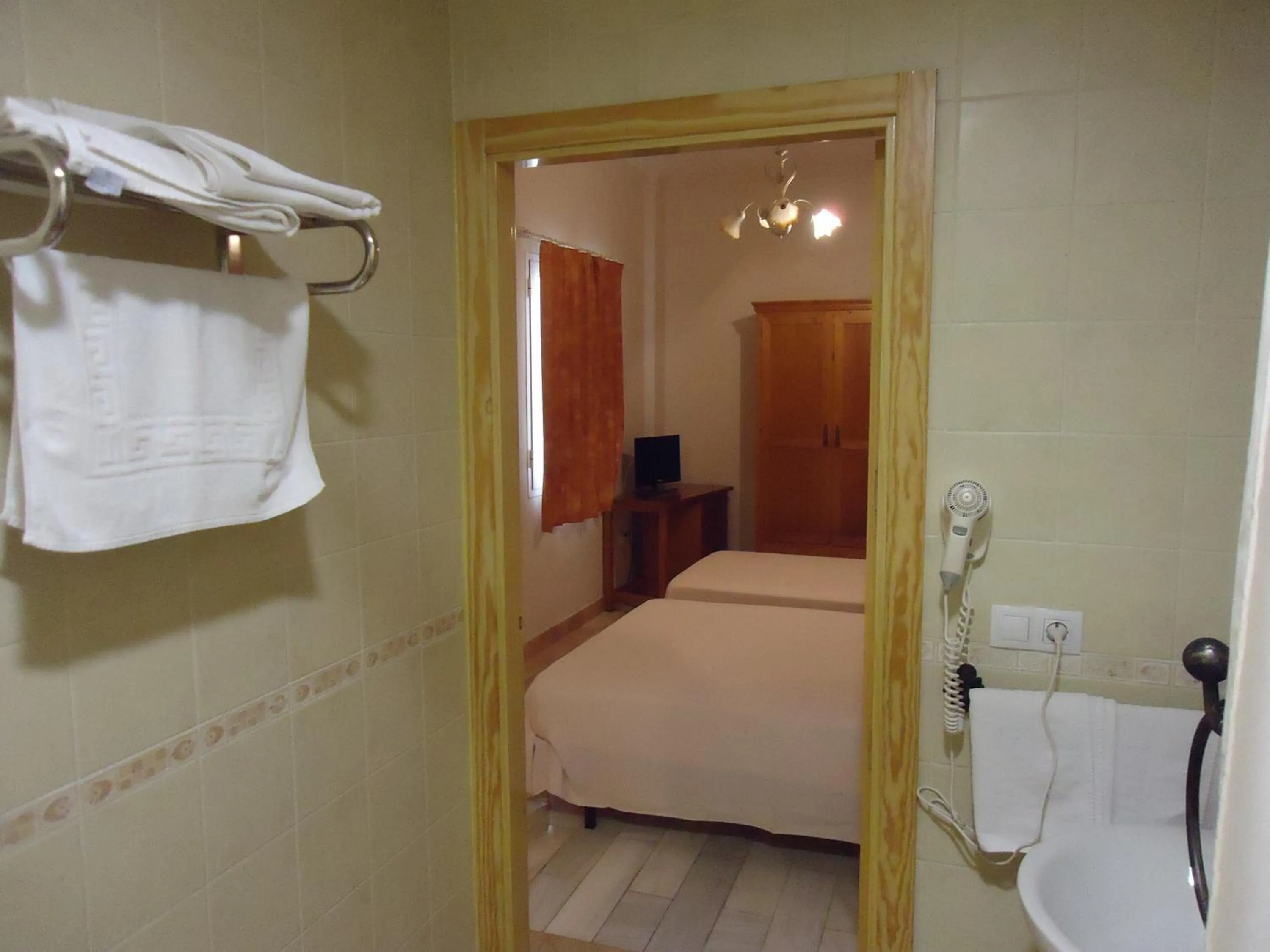 Bed in Hotel Antequera Rural Fortes La Nuit