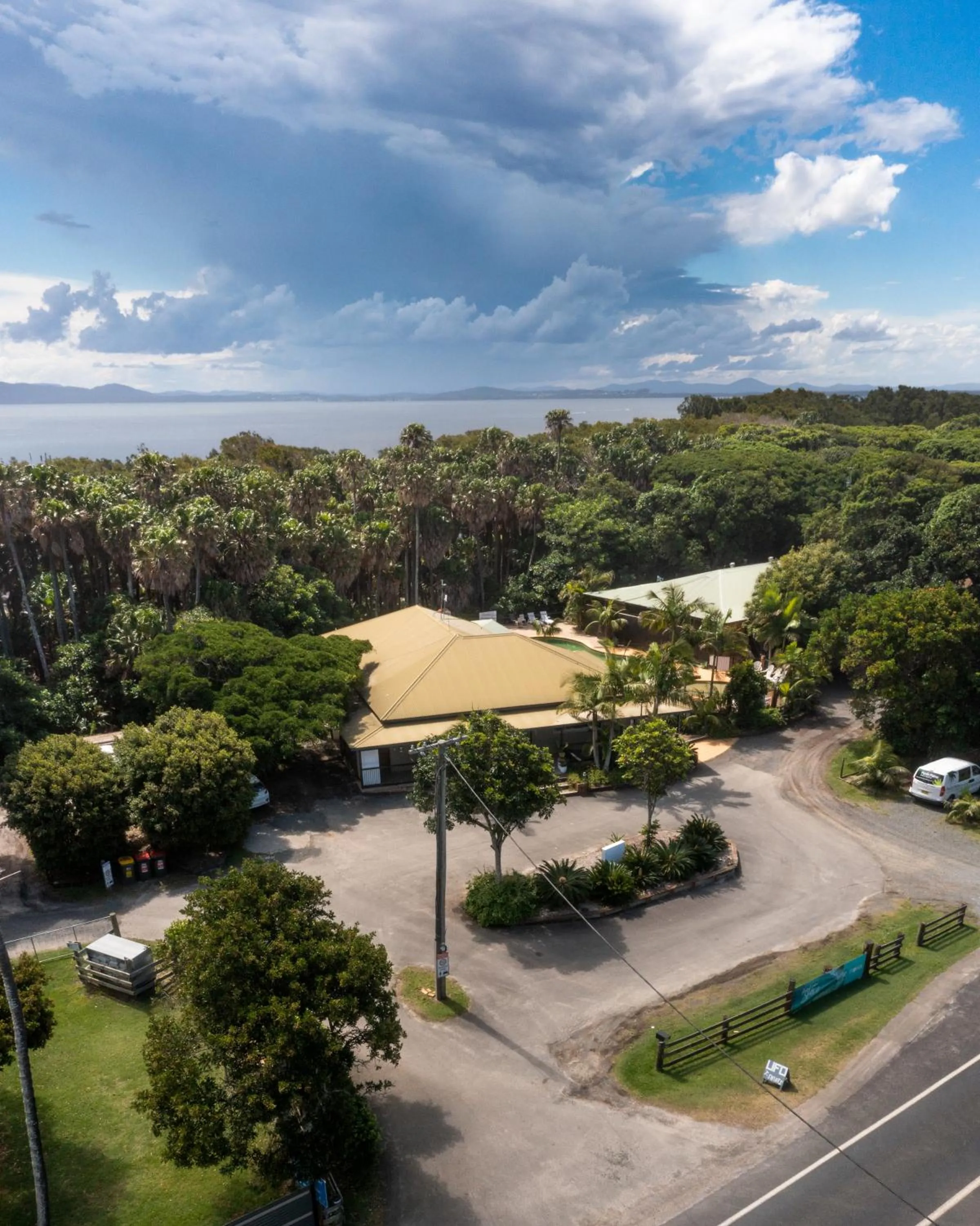 Bird's eye view in Tiona Holiday Park