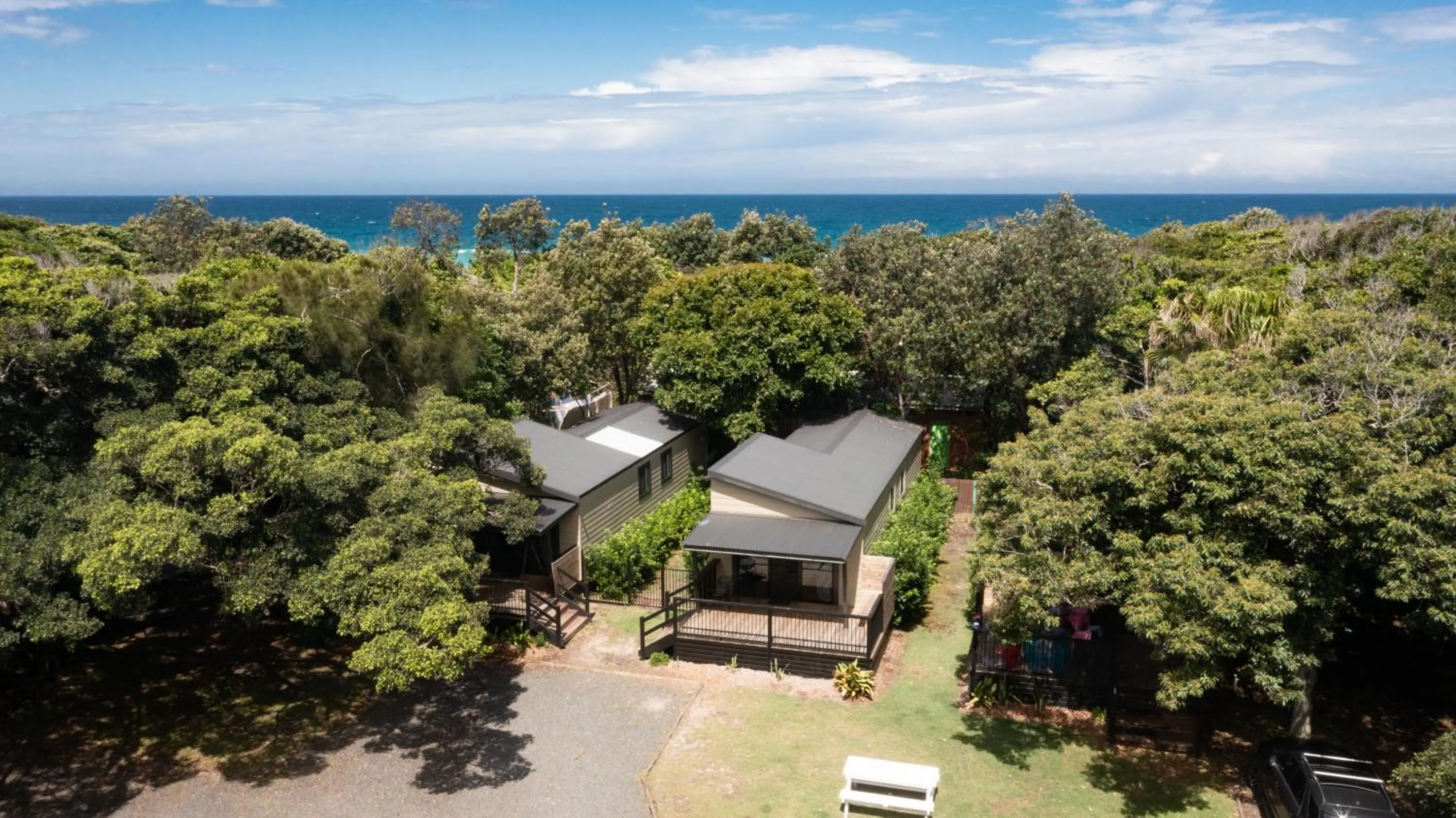 Natural landscape in Tiona Holiday Park