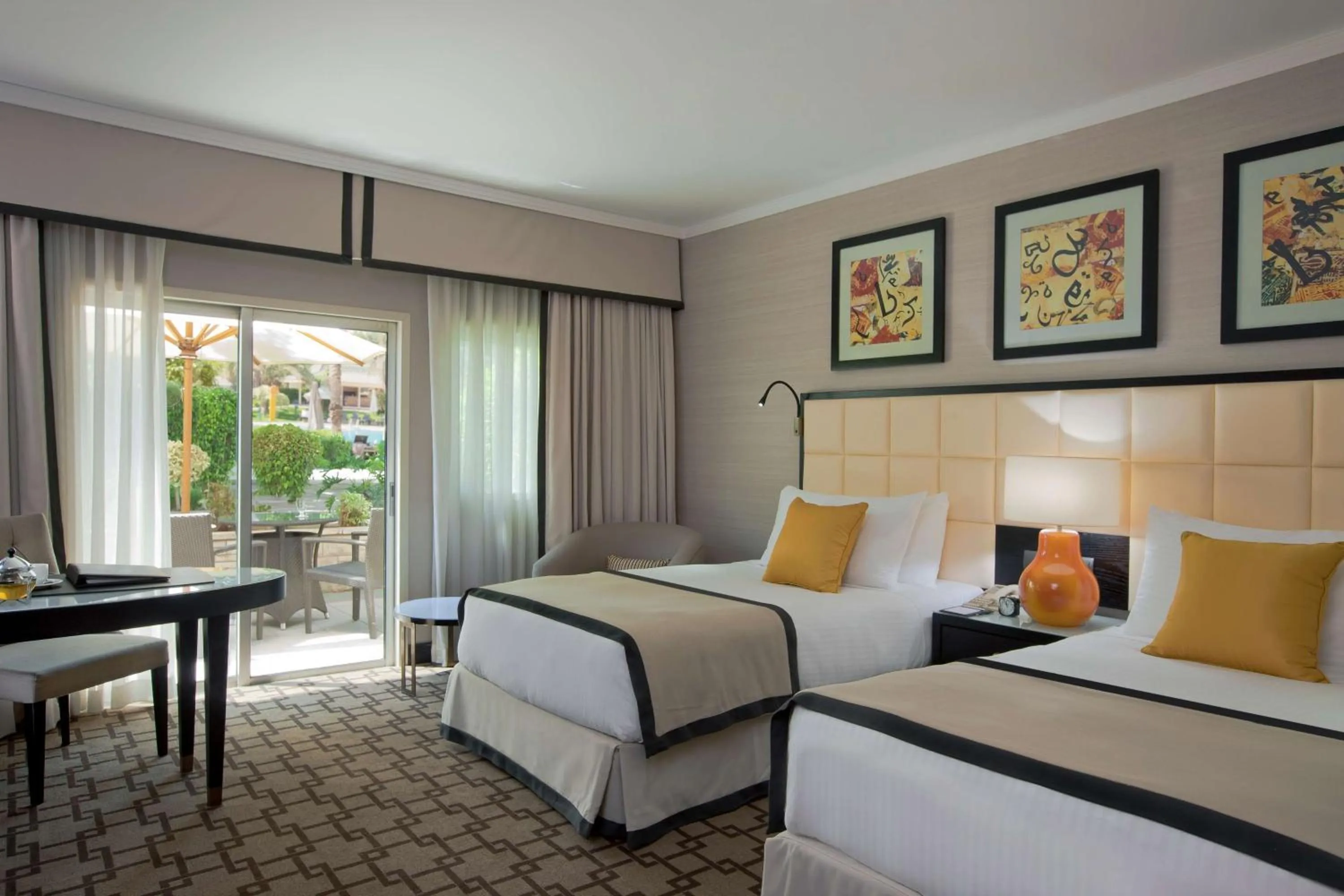 Bedroom, Bed in Hilton Cairo Heliopolis Hotel