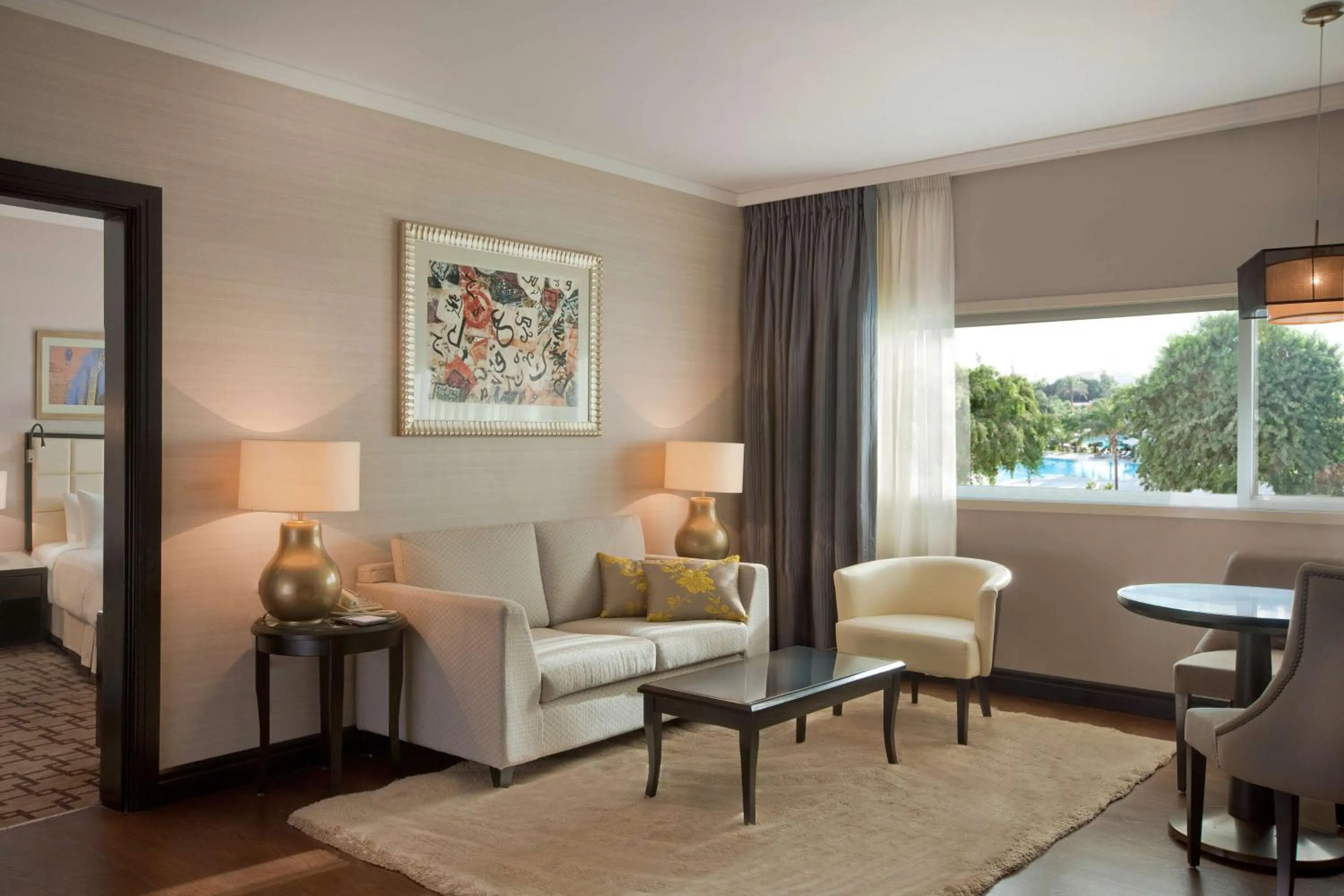 Living room in Hilton Cairo Heliopolis Hotel