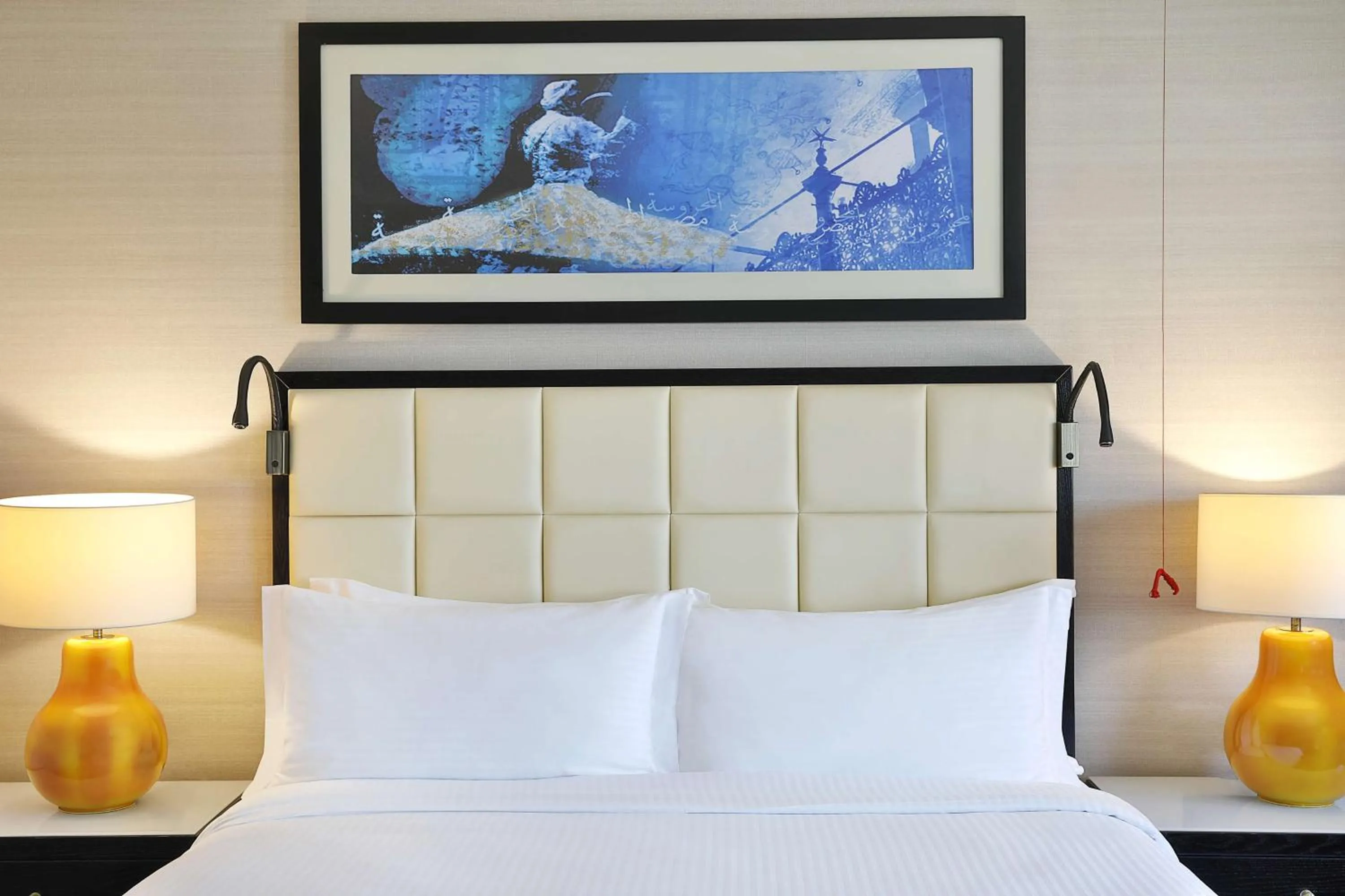 Bed in Hilton Cairo Heliopolis Hotel