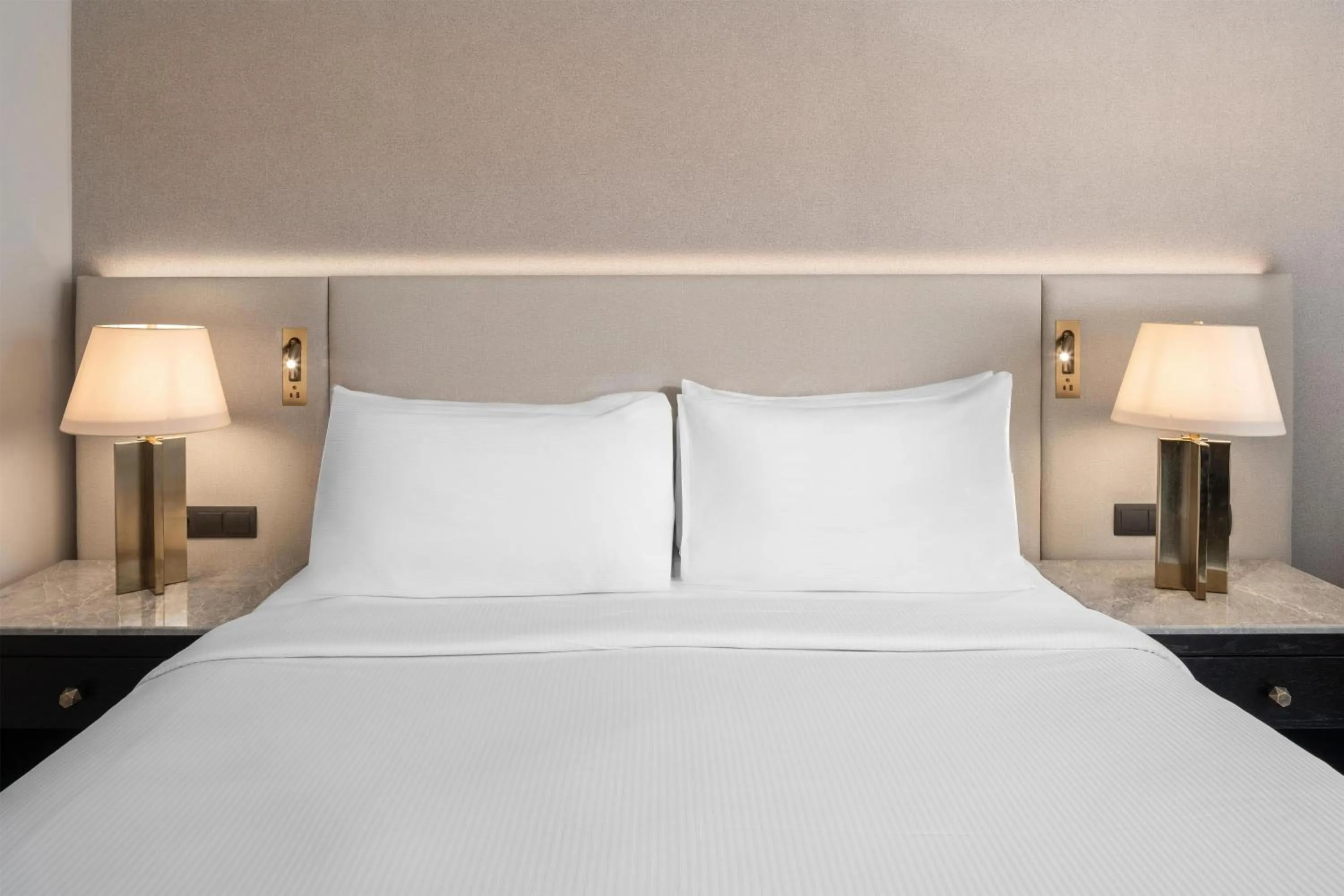 Bed in Hilton Cairo Heliopolis Hotel