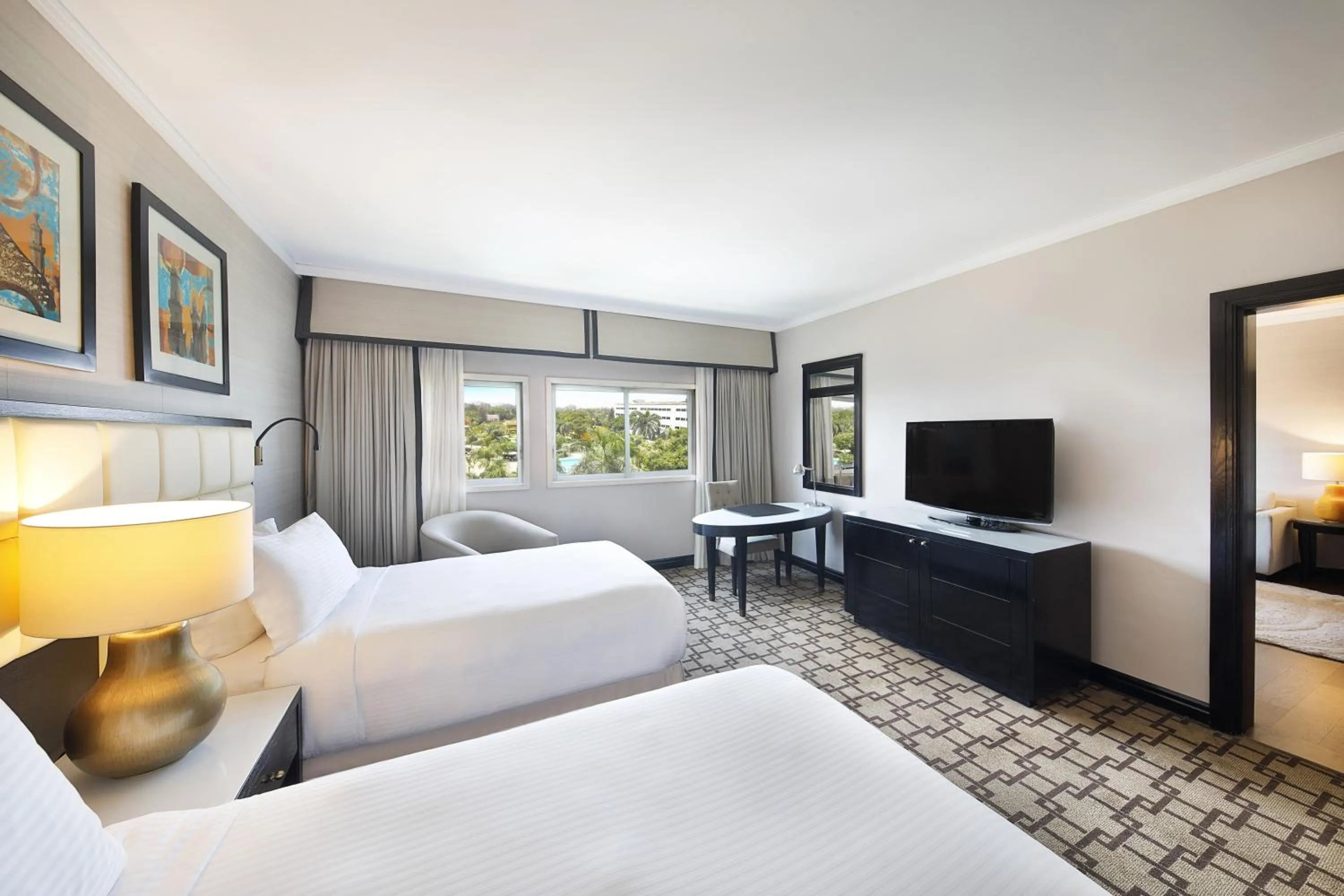 Bedroom, Bed in Hilton Cairo Heliopolis Hotel