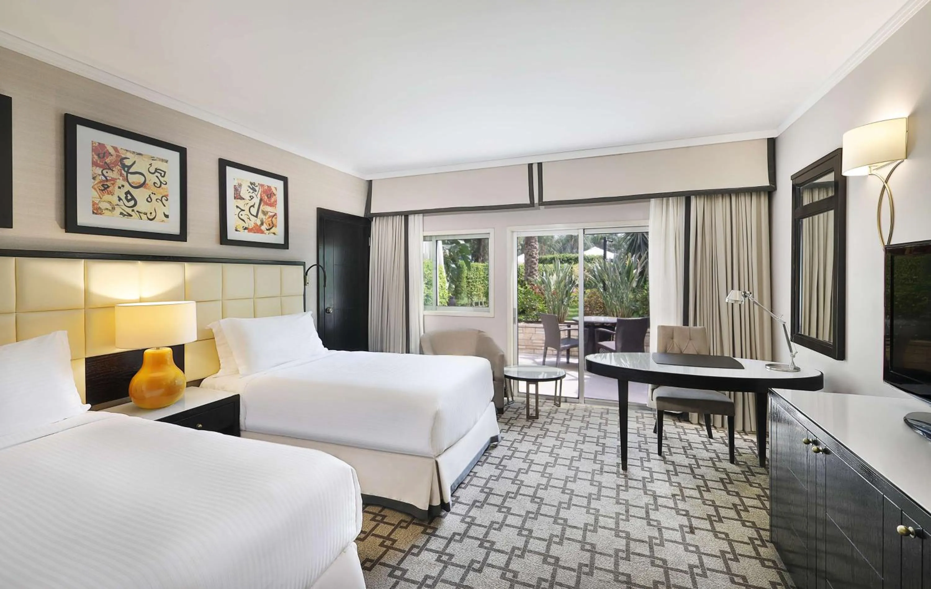 Bedroom, Bed in Hilton Cairo Heliopolis Hotel