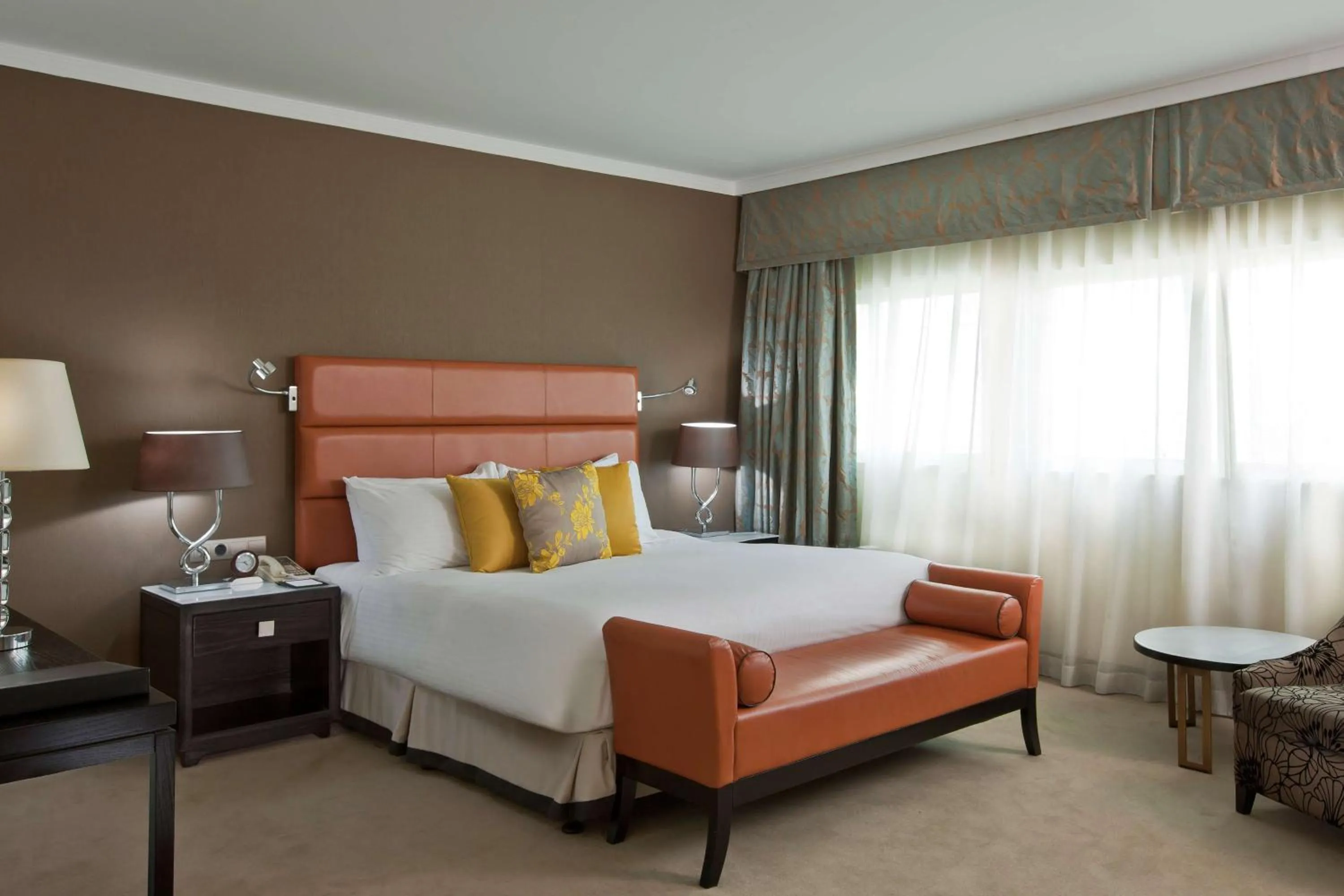 Bed in Hilton Cairo Heliopolis Hotel