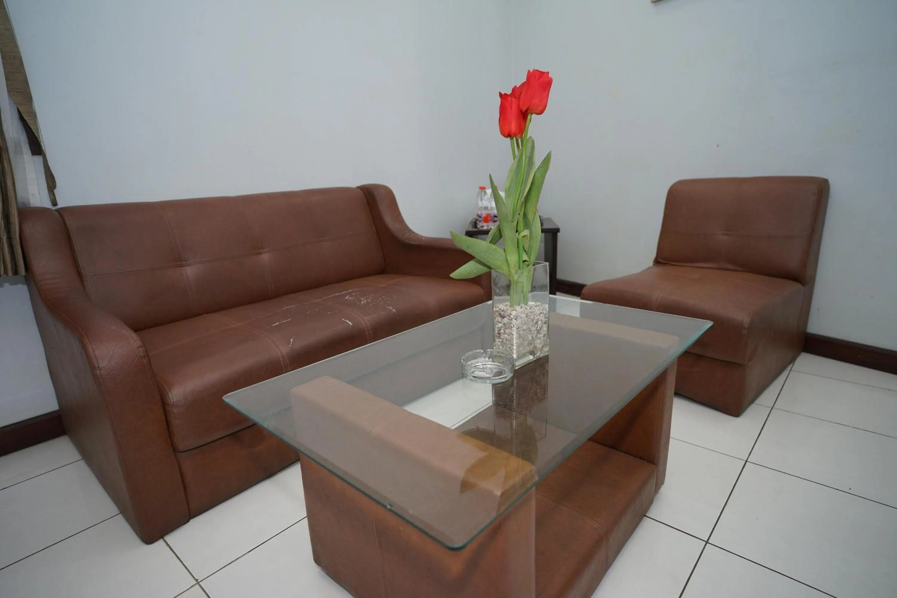 Seating area in Hotel Puri Pangalengan