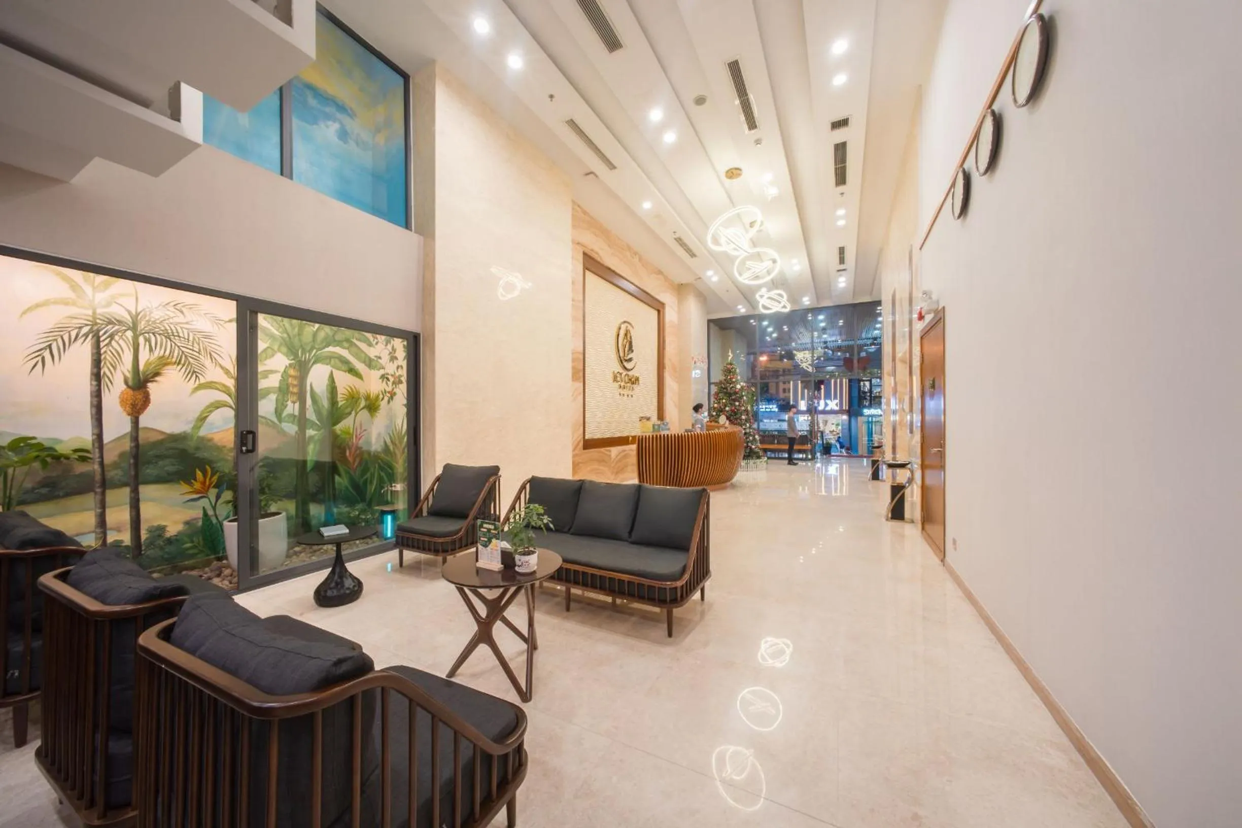 Living room in Le's Cham Hotel