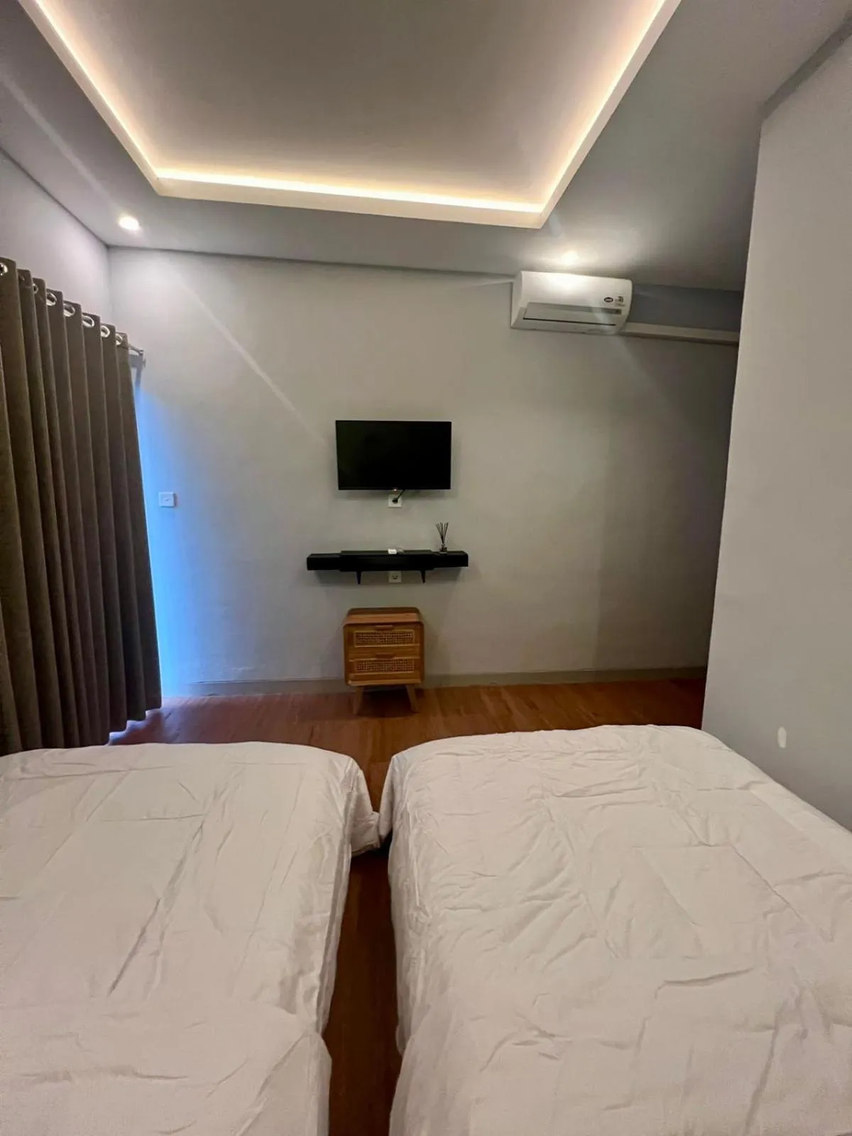 Bed in Makarma Resort Lombok