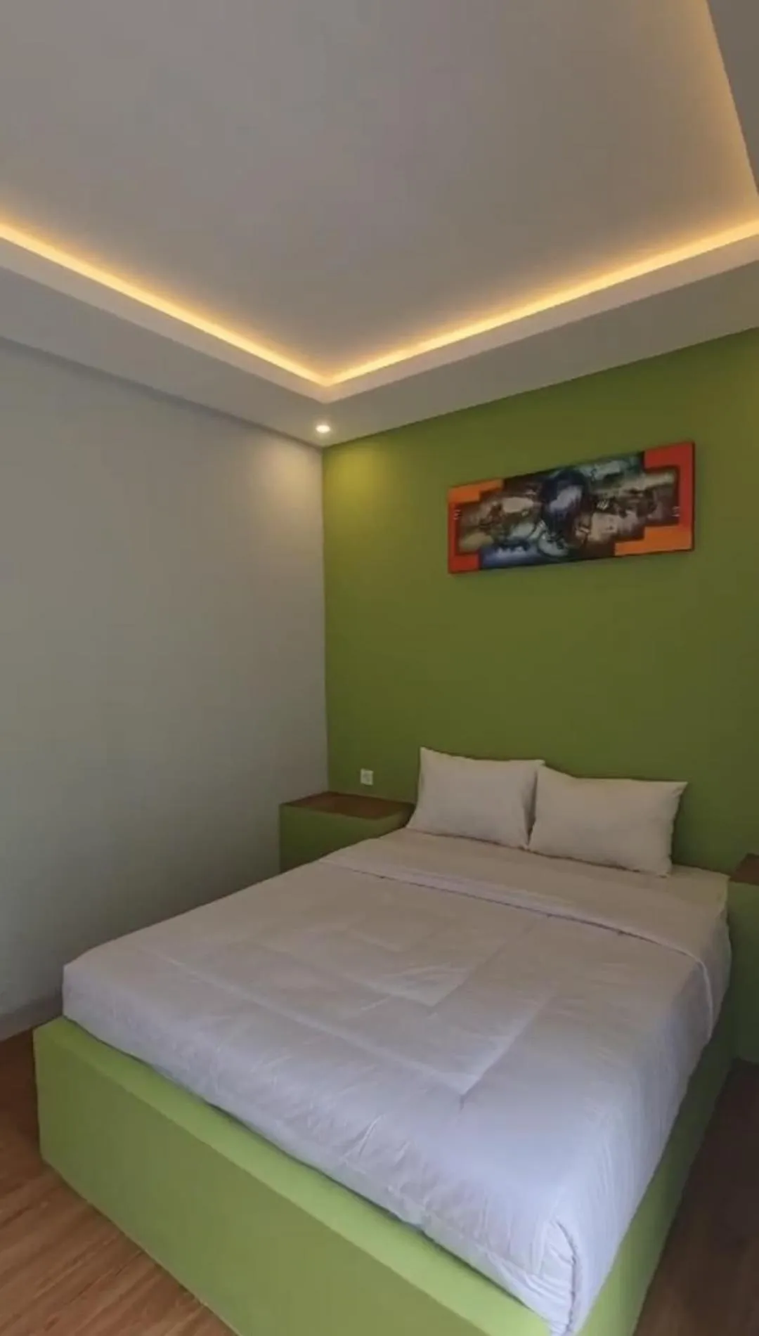 Bed in Makarma Resort Lombok