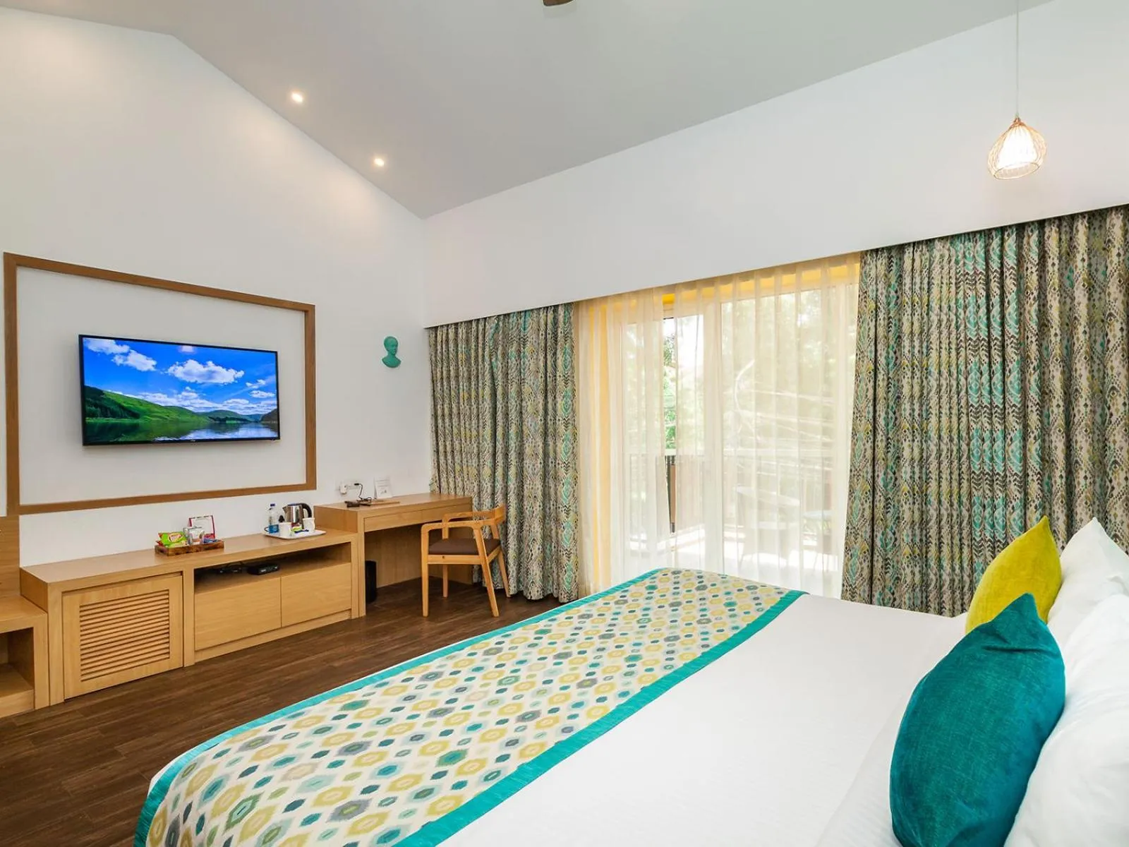 Bed in Acron Seaway Resort