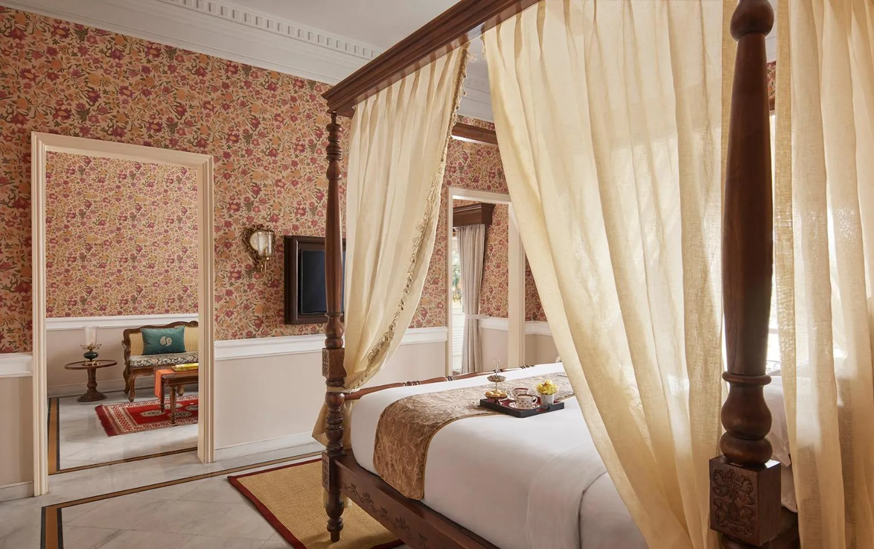 Bedroom, Bed in Raajkutir - IHCL SeleQtions