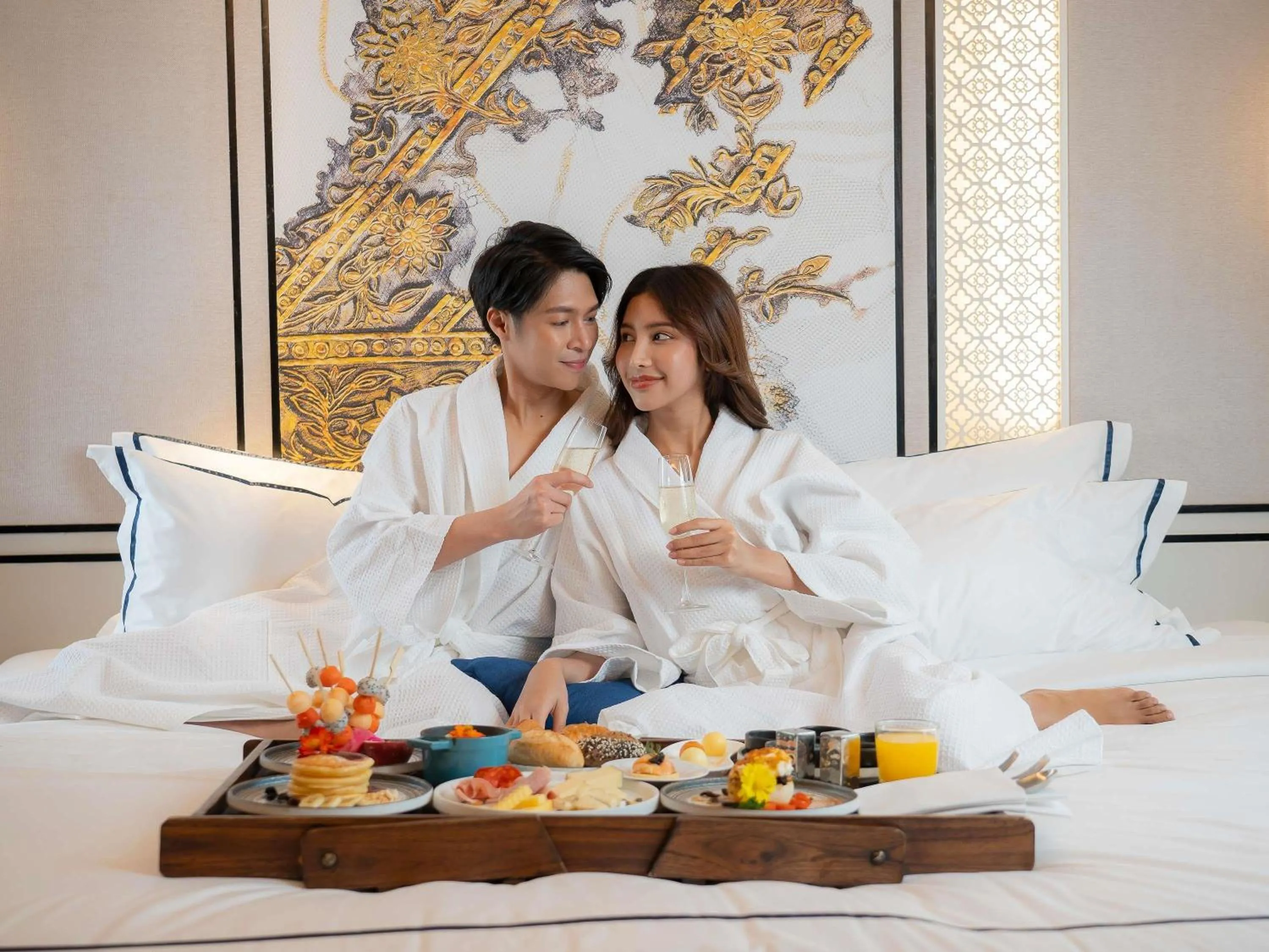 Breakfast, Bed in Mövenpick Myth Hotel Patong Phuket