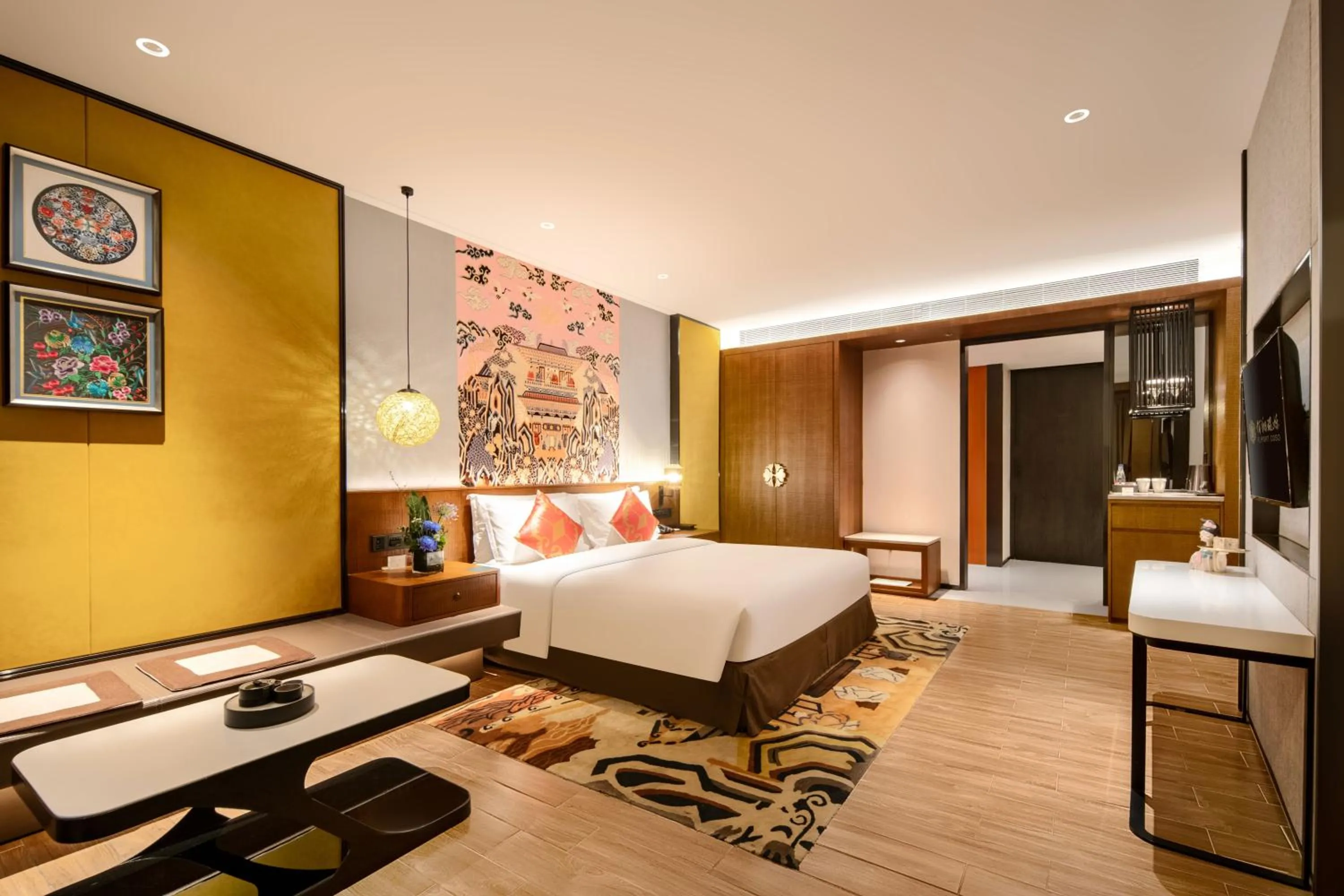Bedroom, Bed in Hisilk Artwork Center Fliport Coso Hotel