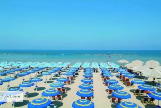 Beach in Hotel Excelsior