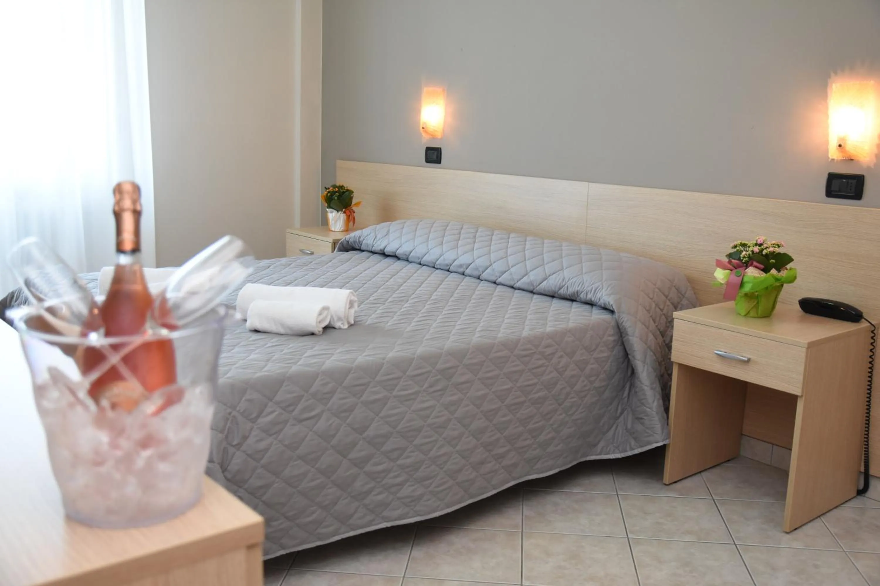 Bed in Hotel Excelsior