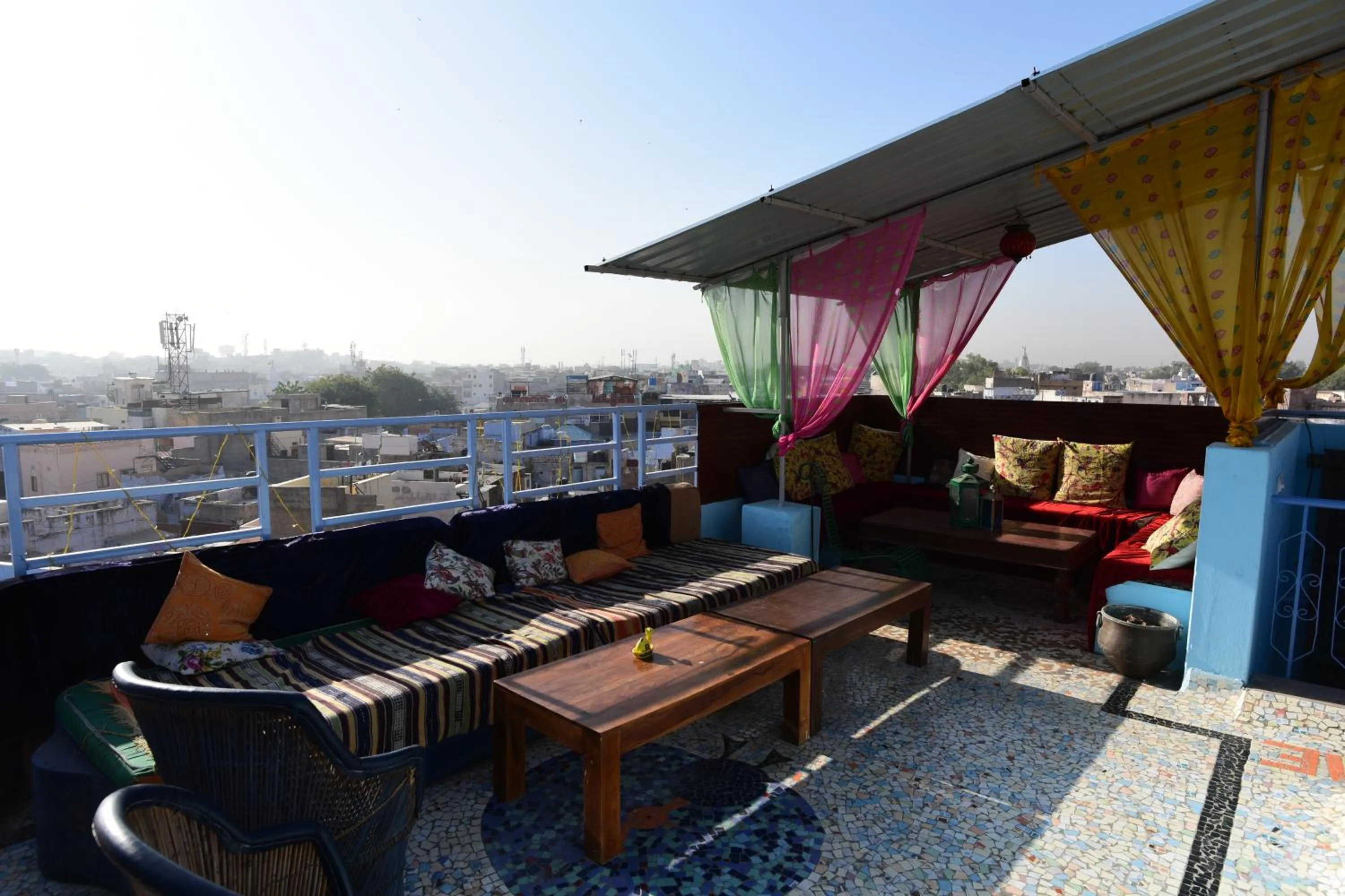 Balcony/Terrace in Yogis Guest House
