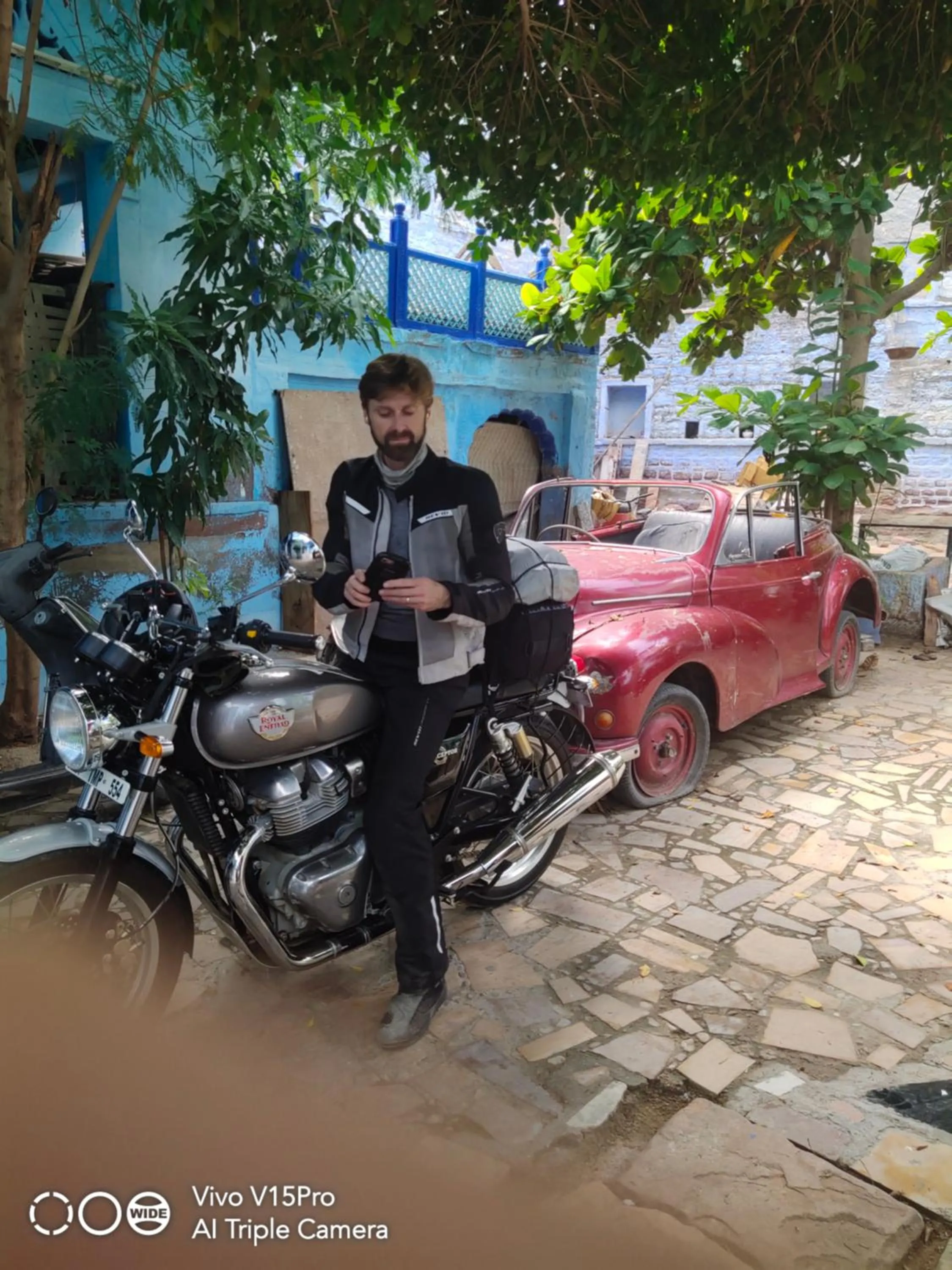 Cycling in Yogis Guest House