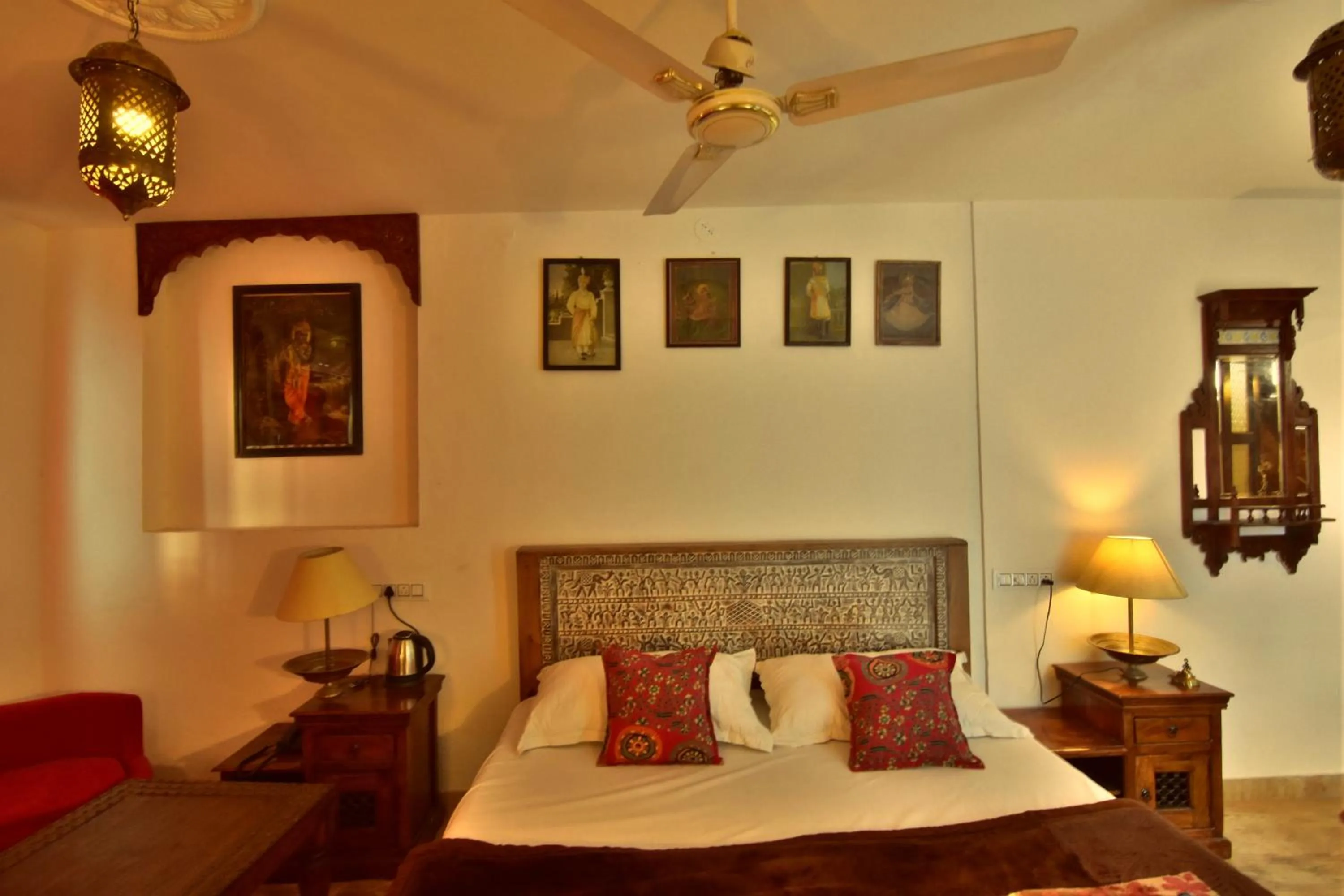Photo of the whole room, Bed in Yogis Guest House