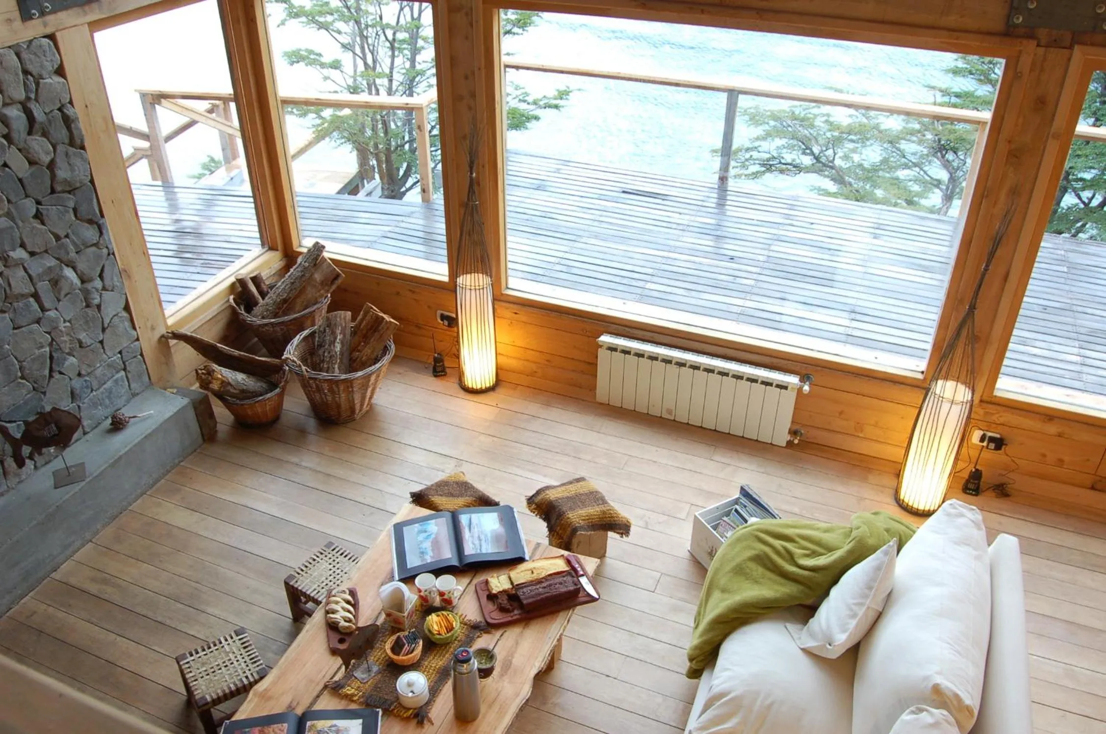 Lobby or reception in Aguas Arriba Lodge